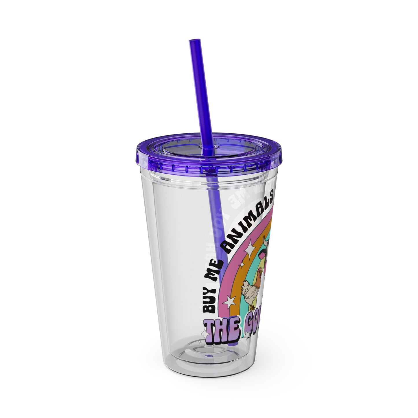 Buy Me Animals Sunsplash Tumbler with Straw, 16oz