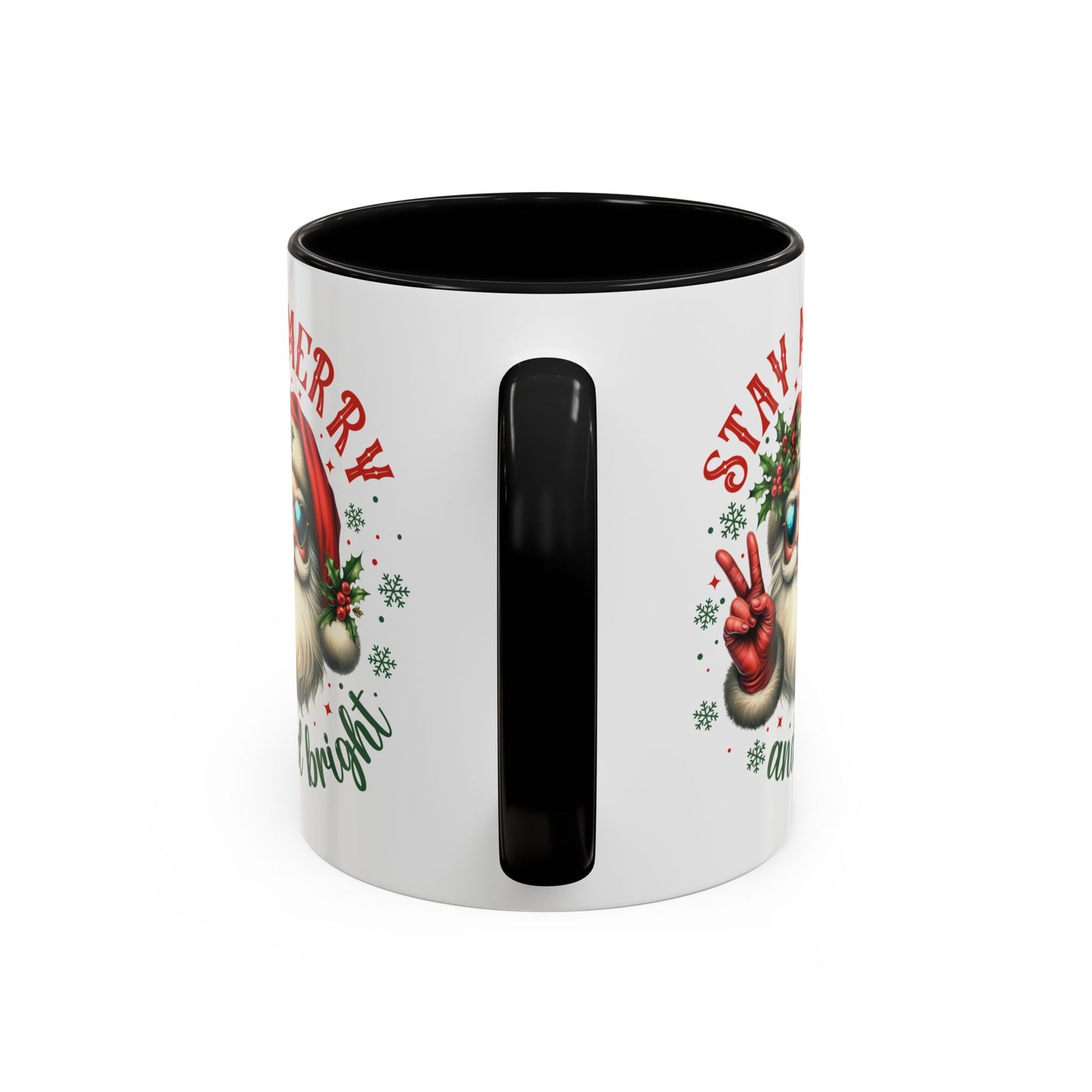 Stay Merry Accent Coffee Mug (11, 15oz)