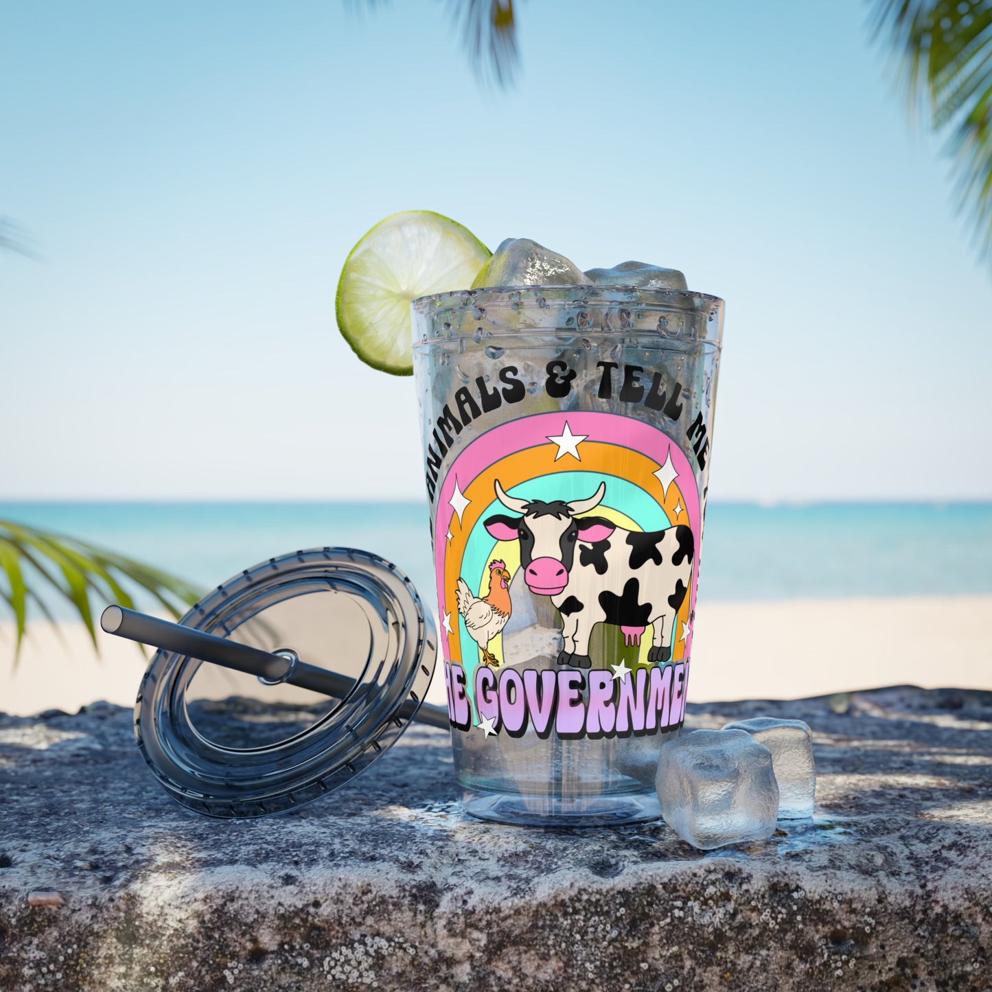 Buy Me Animals Sunsplash Tumbler with Straw, 16oz