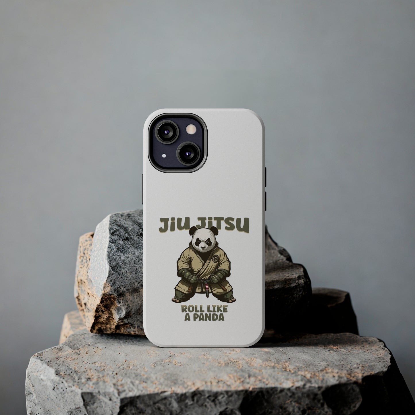 Jiu Jitsu Roll like a Panda Tough Phone Cases