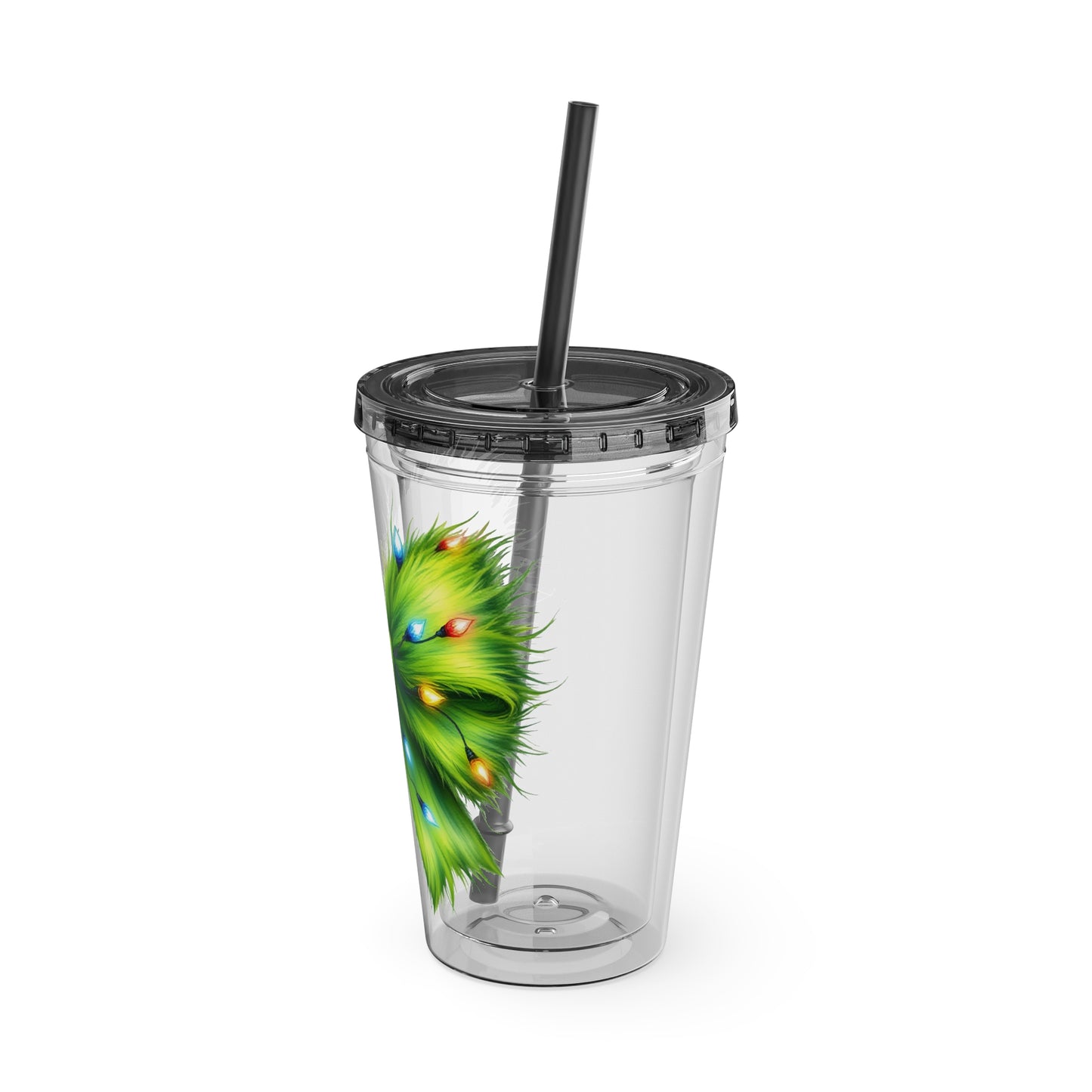 Grinch Bow Sunsplash Tumbler with Straw, 16oz