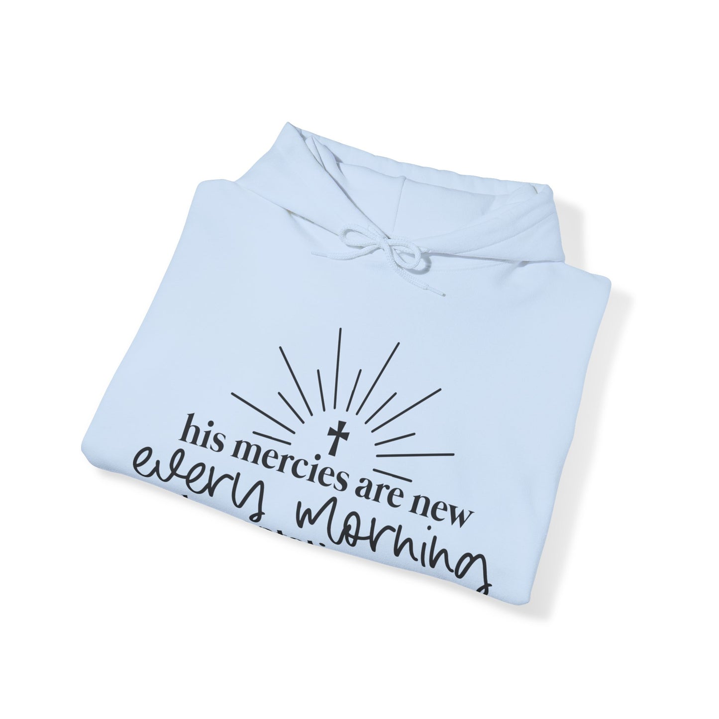 His Mercies Unisex Heavy Blend™ Hooded Sweatshirt