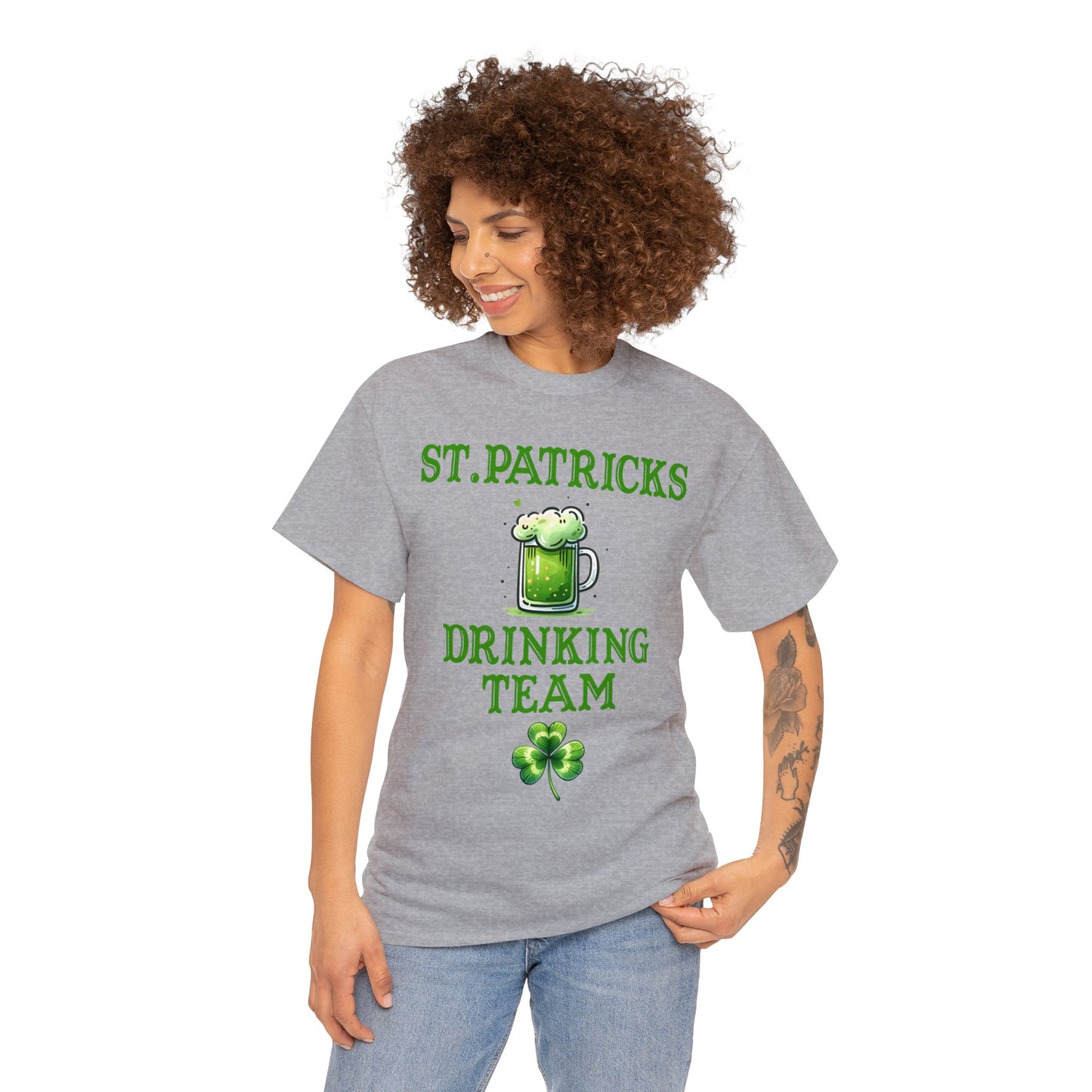 St Patricks Drinking Team Unisex Heavy Cotton Tee
