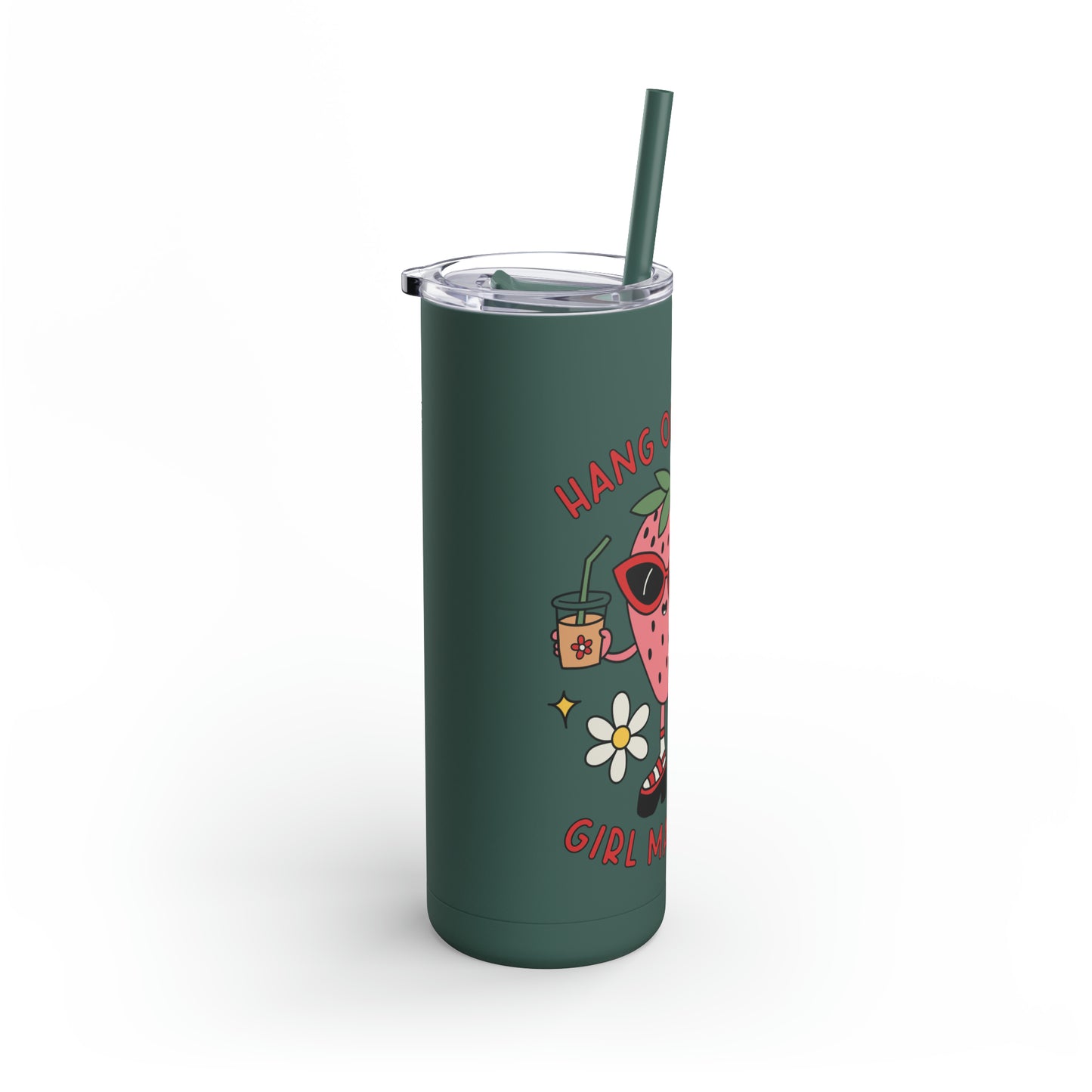 Girl Math Maars Maker Skinny Matte Tumbler, 20oz