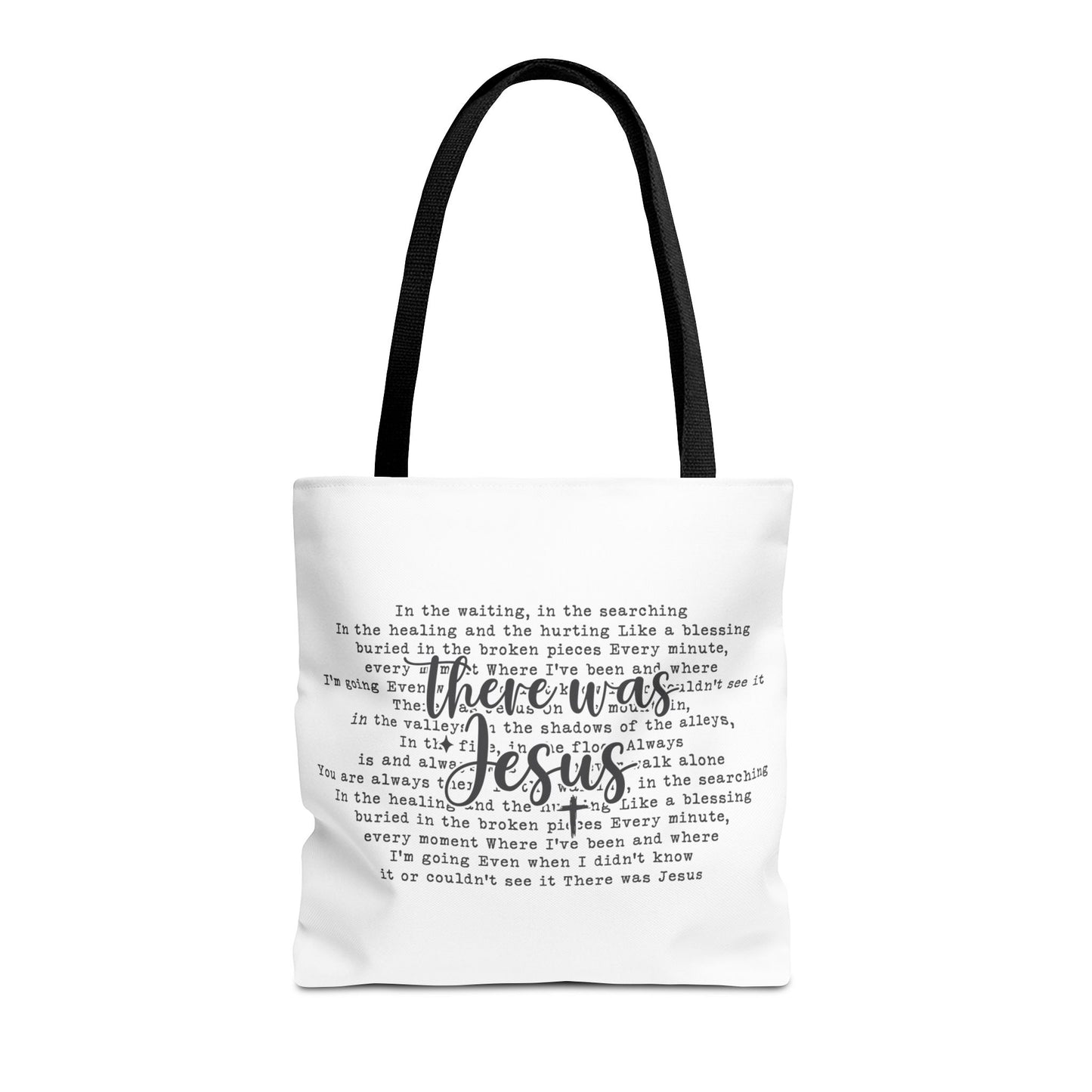 There was Jesus Tote Bag (AOP)