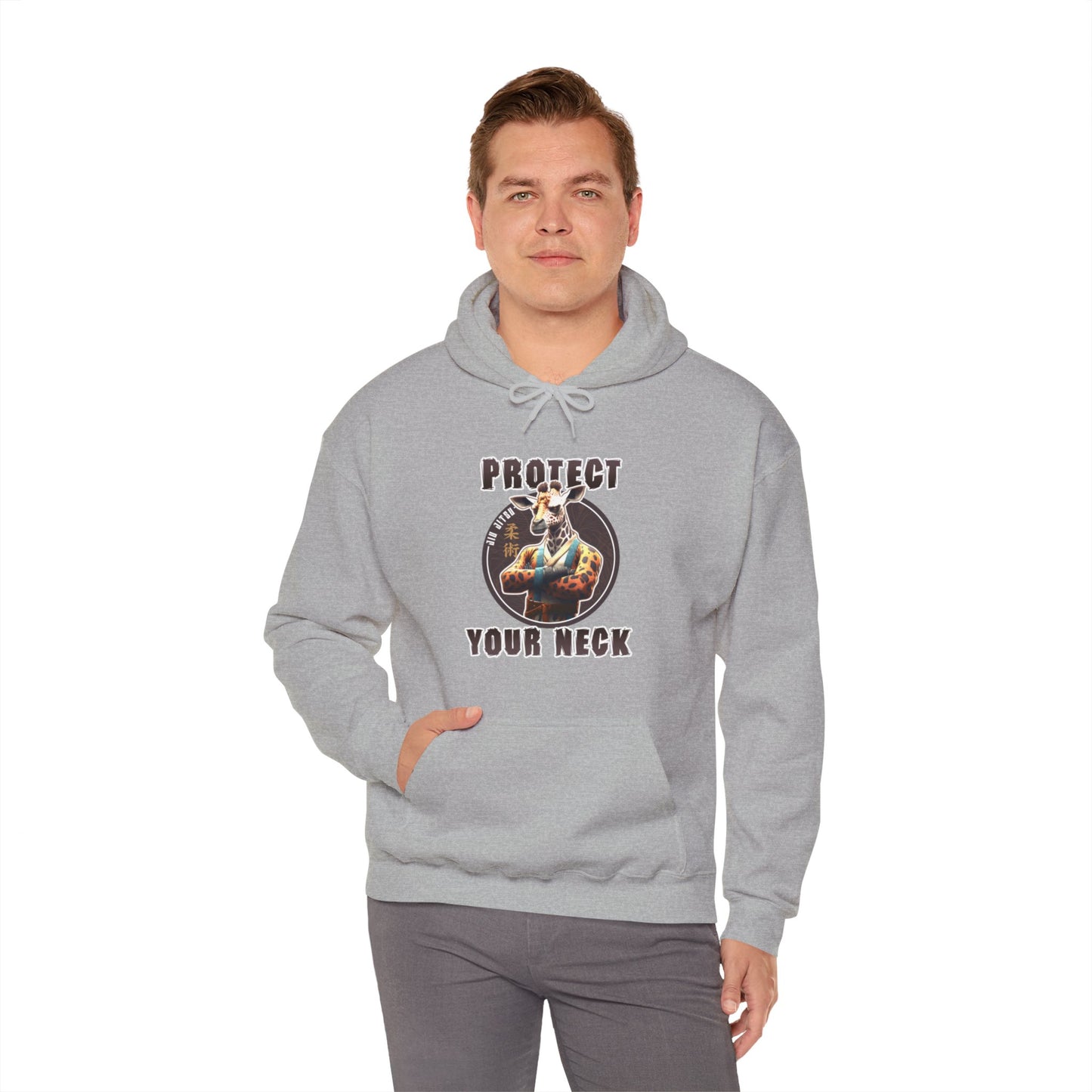 Protect Your Neck Unisex Heavy Blend™ Hooded Sweatshirt