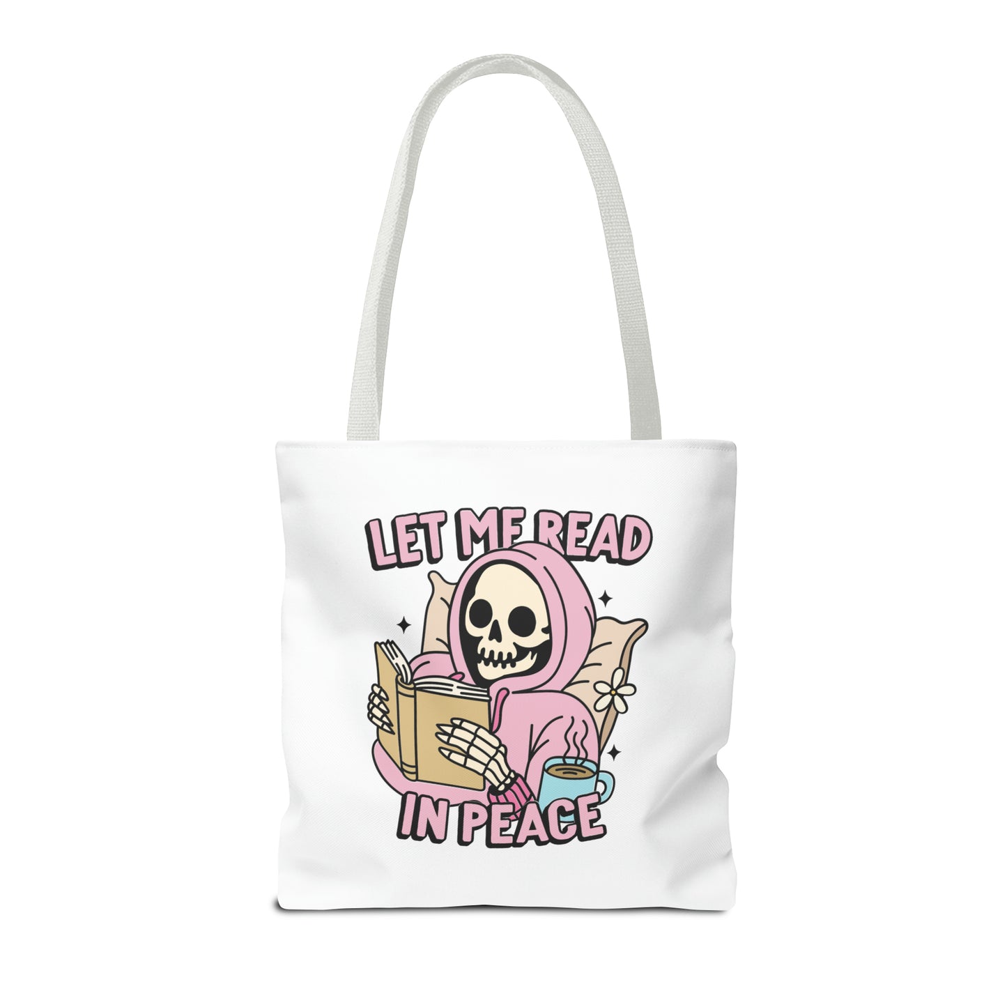 Let Me Read Tote Bag (AOP)