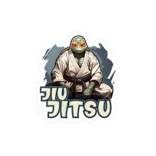 Sitting Turtle Kiss-Cut Vinyl Decals