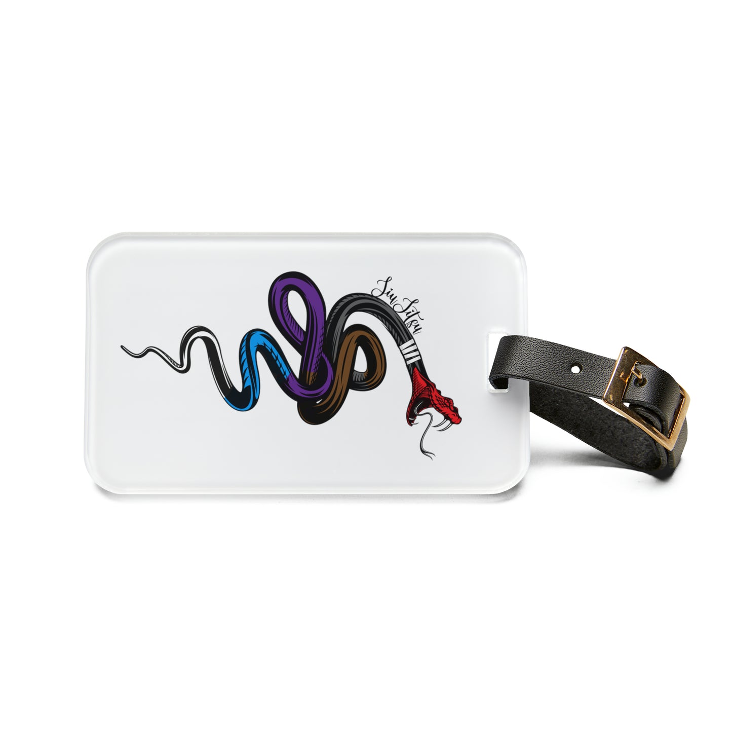 Jiu Jitsu Snake Luggage Tag