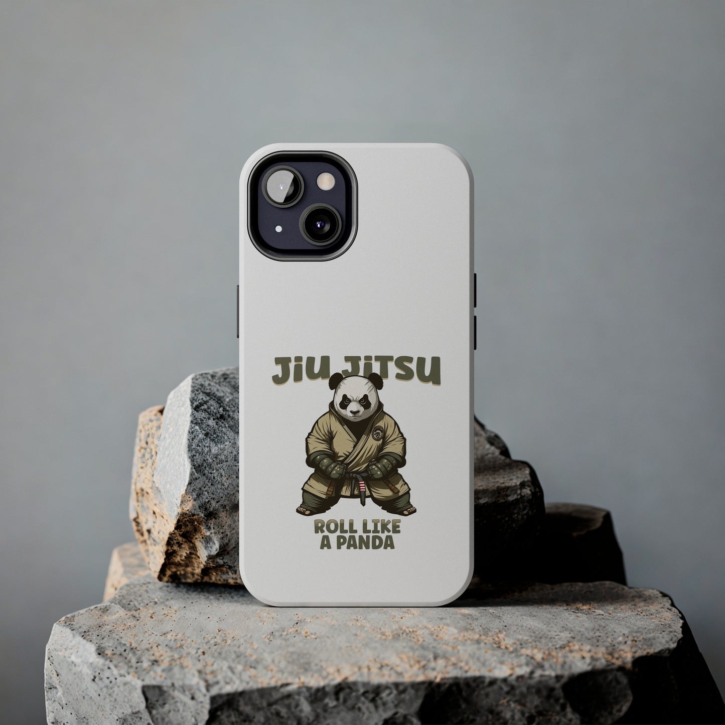 Jiu Jitsu Roll like a Panda Tough Phone Cases