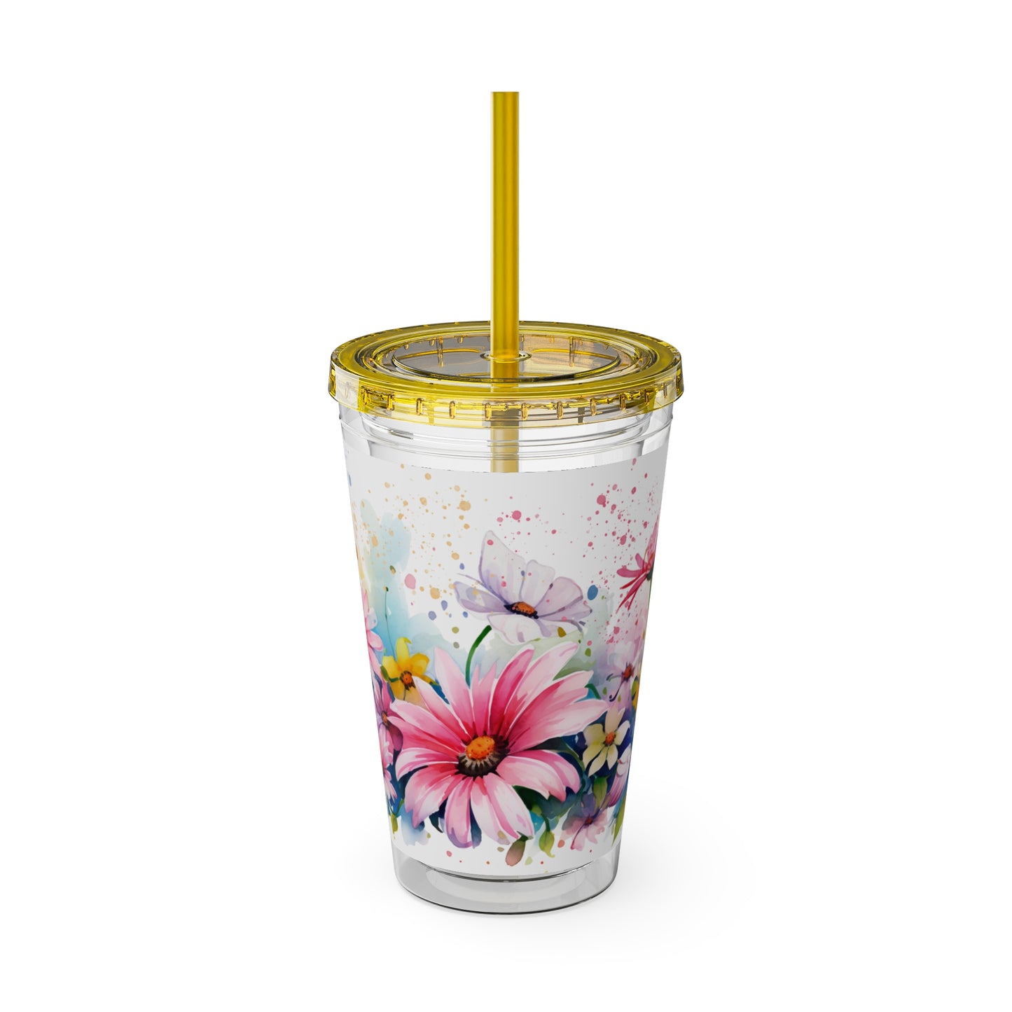 Nana Sunsplash Tumbler with Straw, 16oz
