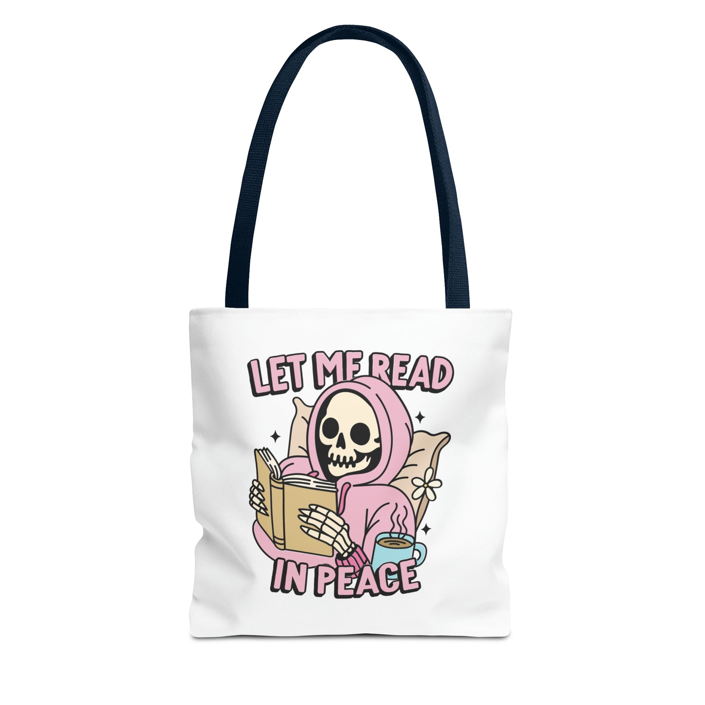 Let Me Read Tote Bag (AOP)