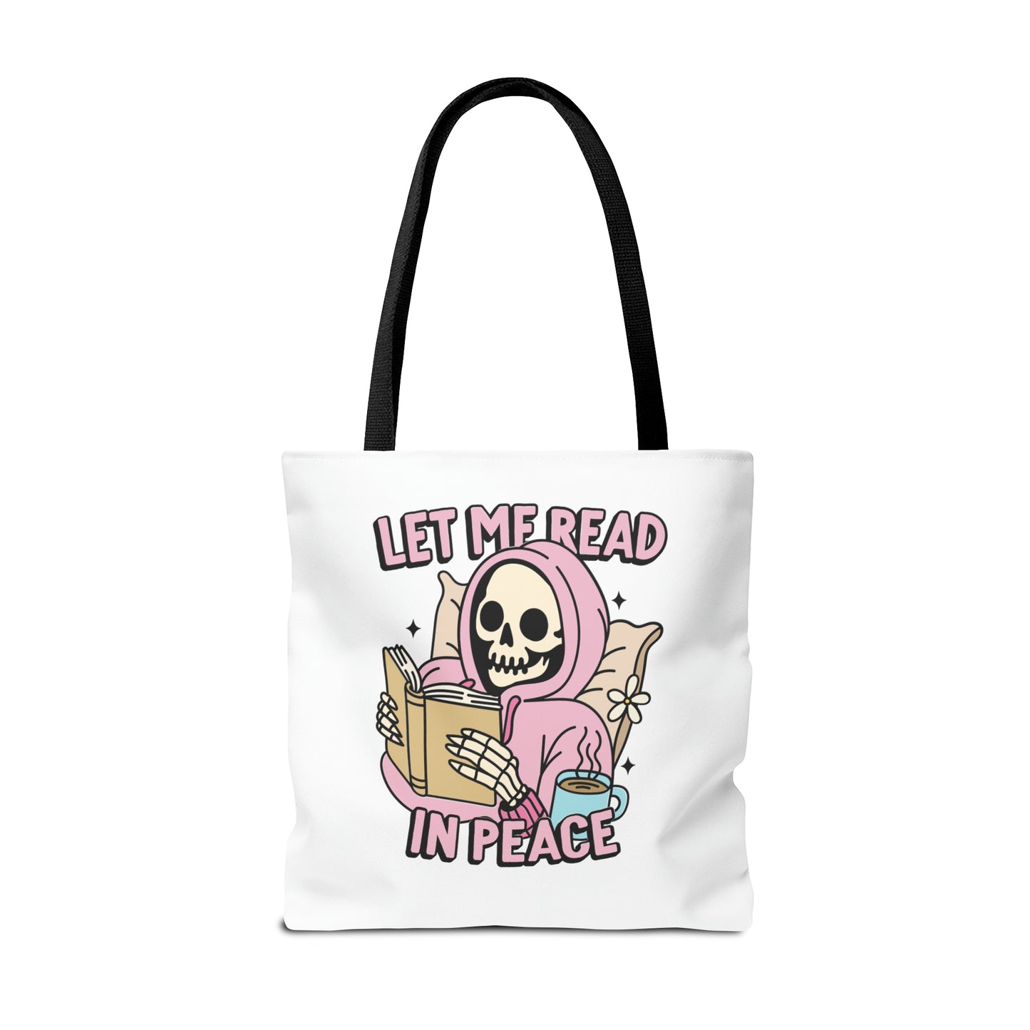 Let Me Read Tote Bag (AOP)