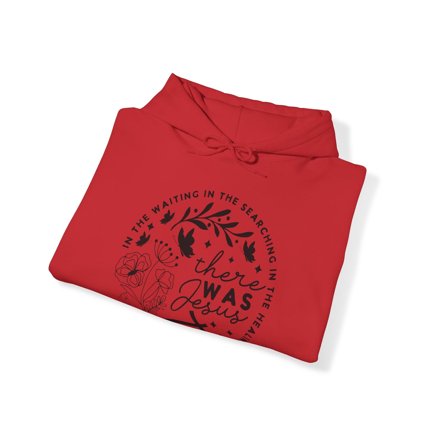 There was Jesus Unisex Heavy Blend™ Hooded Sweatshirt