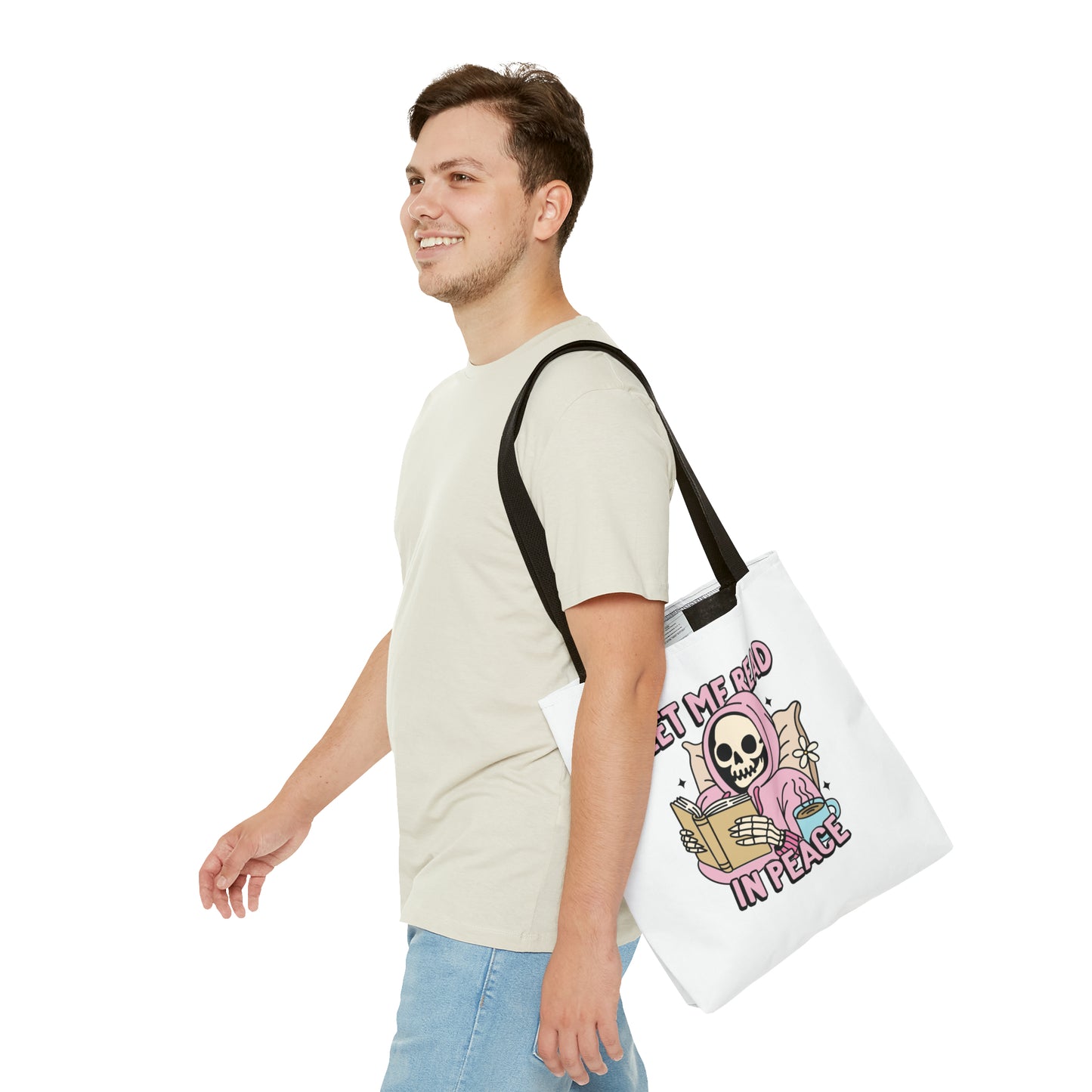 Let Me Read Tote Bag (AOP)
