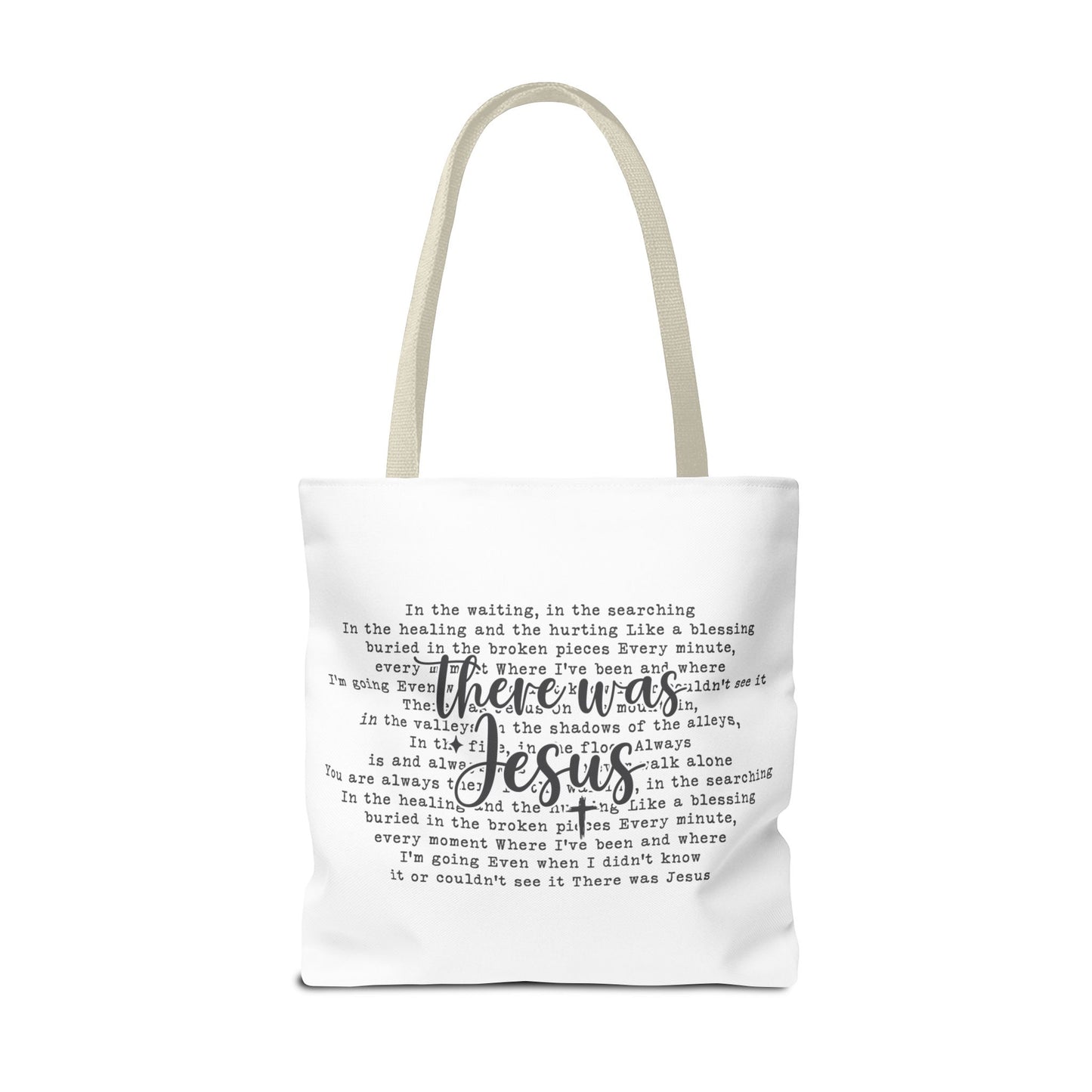 There was Jesus Tote Bag (AOP)