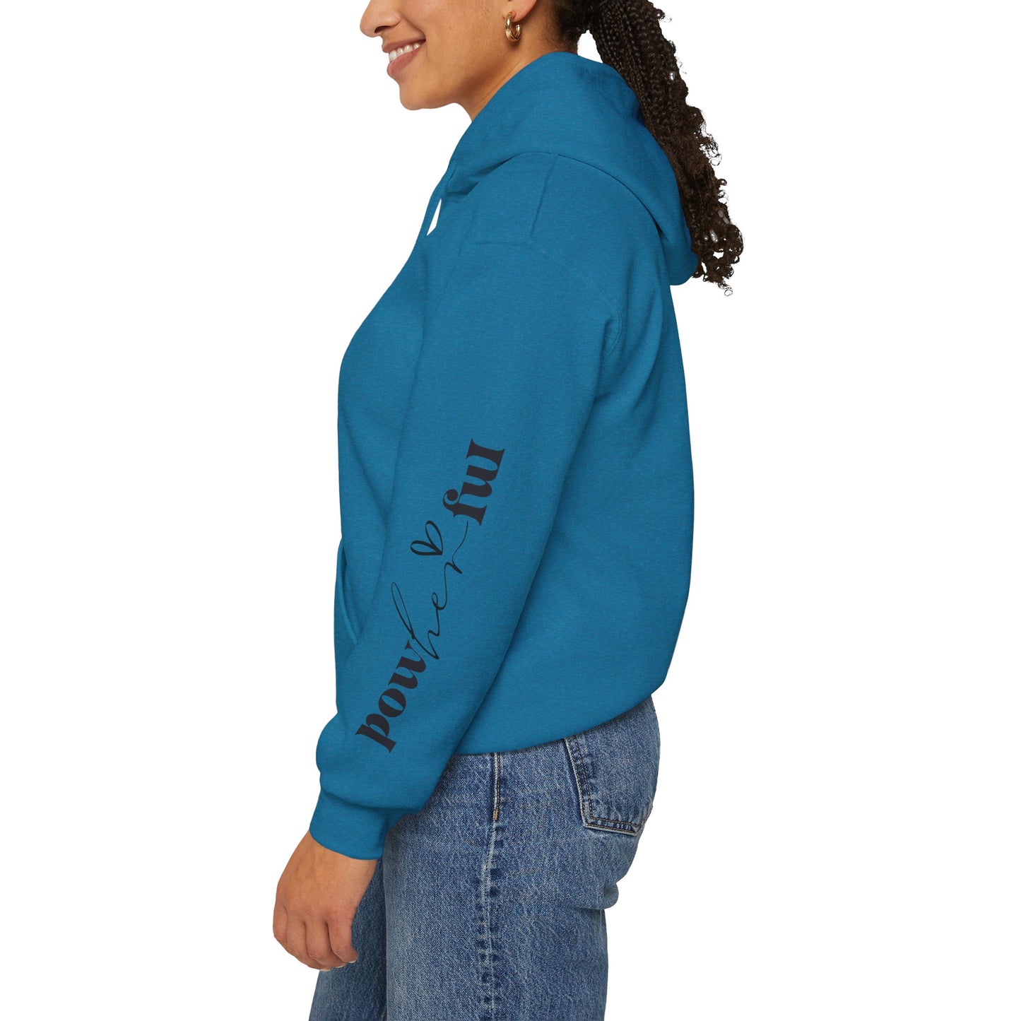 powHERful Unisex Heavy Blend™ Hooded Sweatshirt