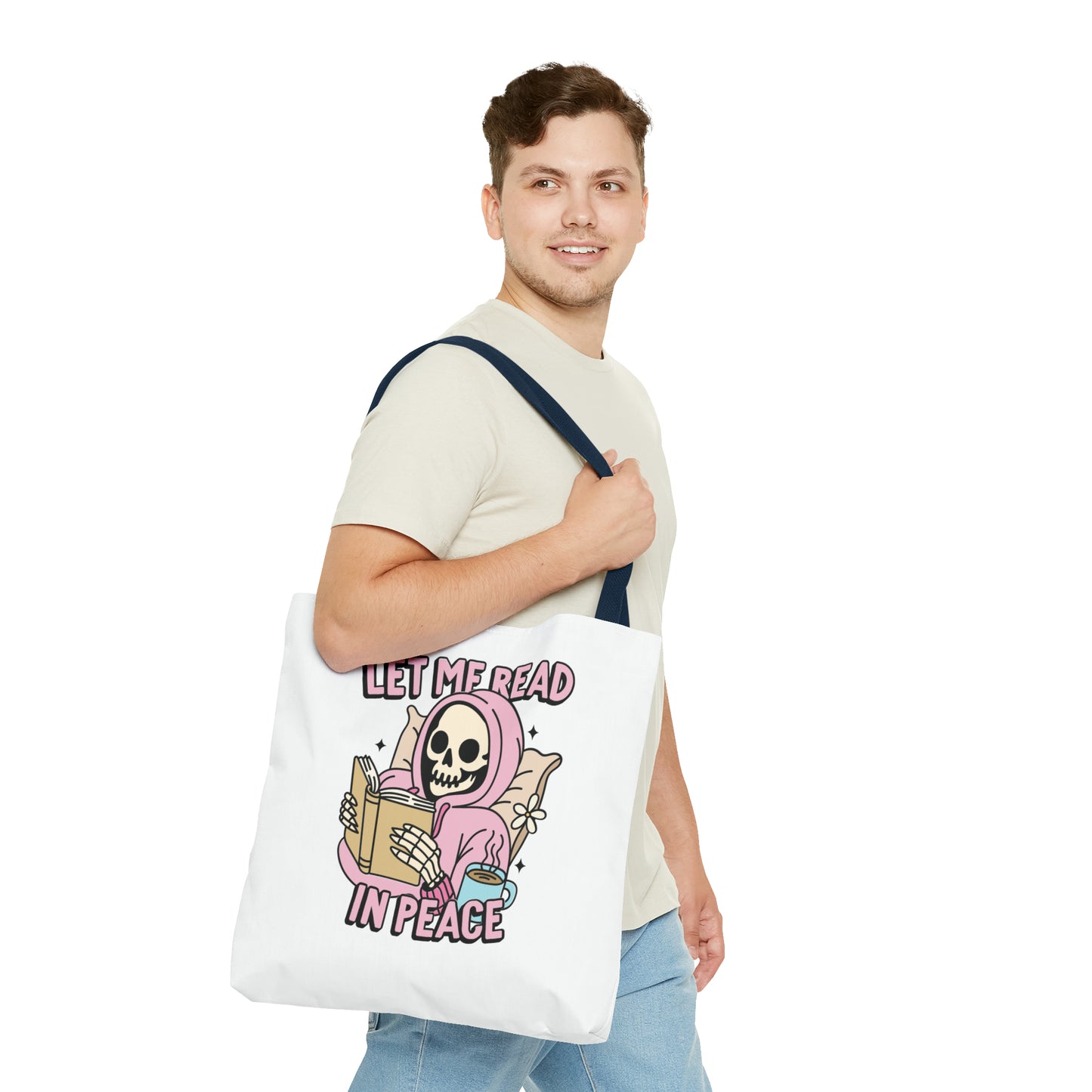 Let Me Read Tote Bag (AOP)