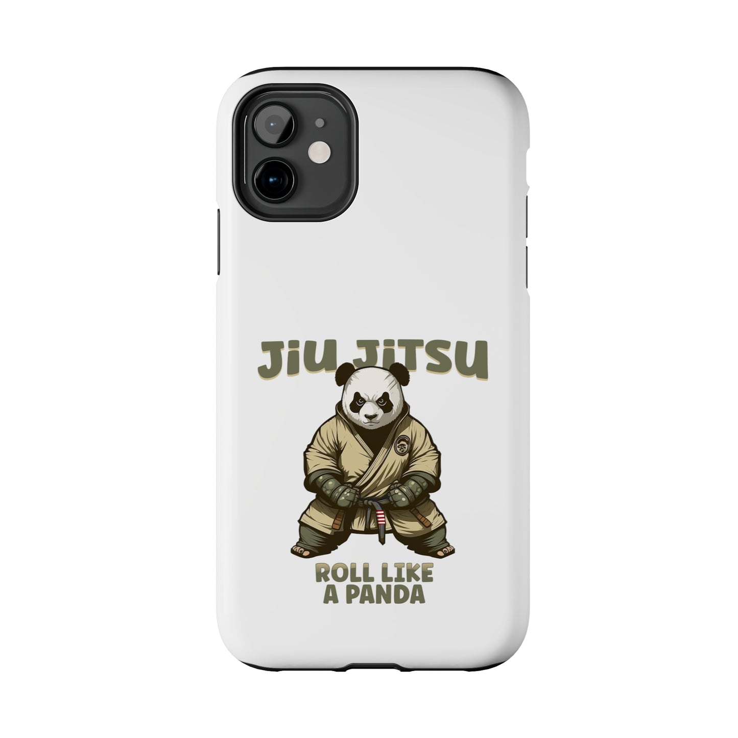 Jiu Jitsu Roll like a Panda Tough Phone Cases