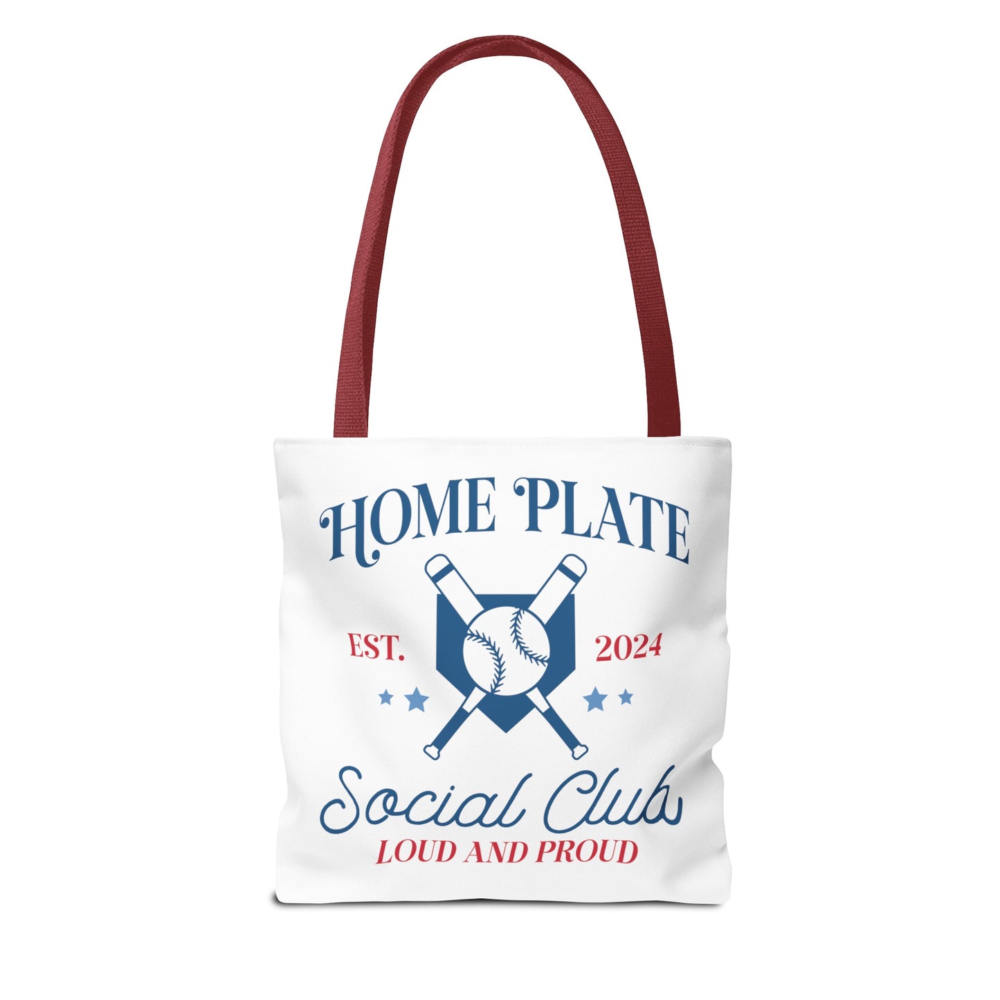 Home Plate Social Club Tote Bag (AOP)