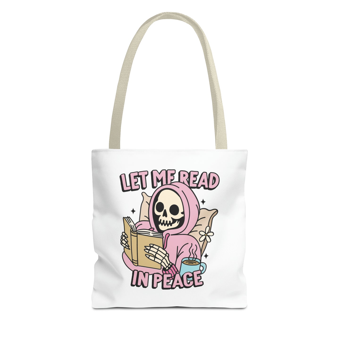 Let Me Read Tote Bag (AOP)