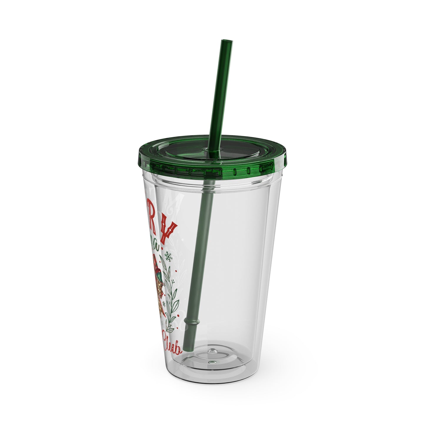 Merry Mama Sunsplash Tumbler with Straw, 16oz