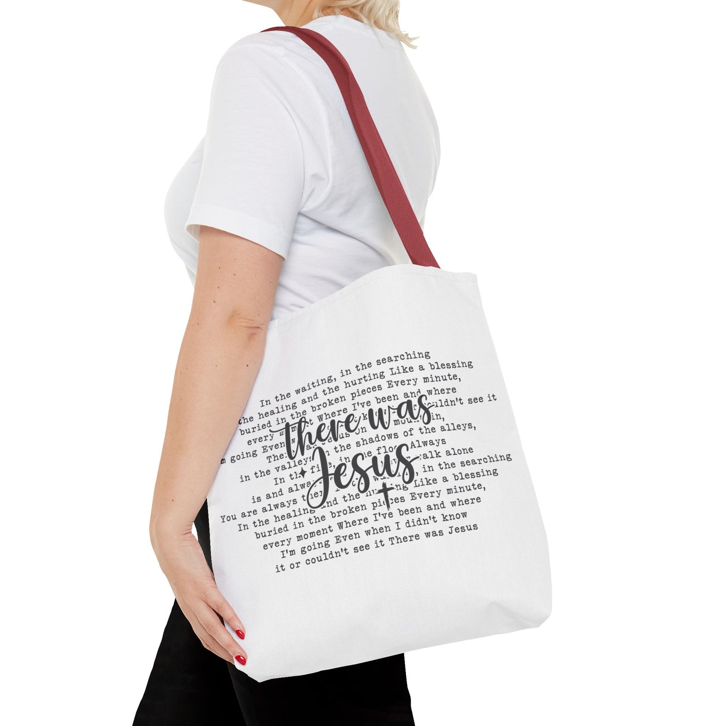 There was Jesus Tote Bag (AOP)