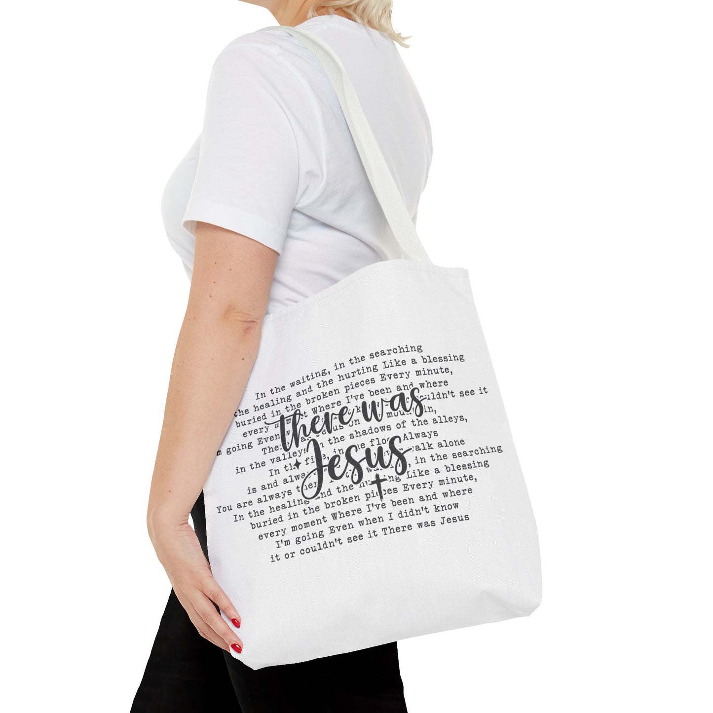 There was Jesus Tote Bag (AOP)