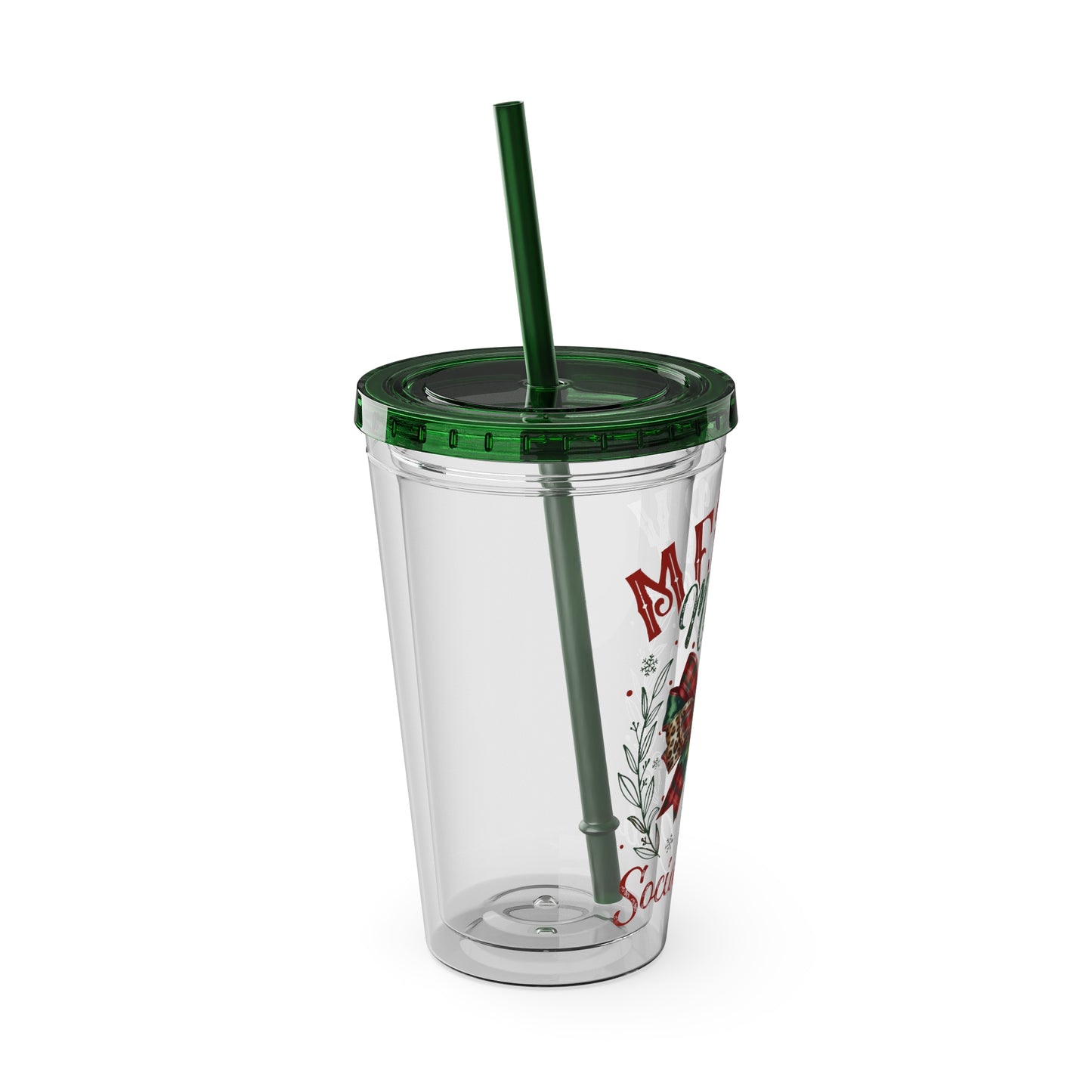 Merry Mama Sunsplash Tumbler with Straw, 16oz