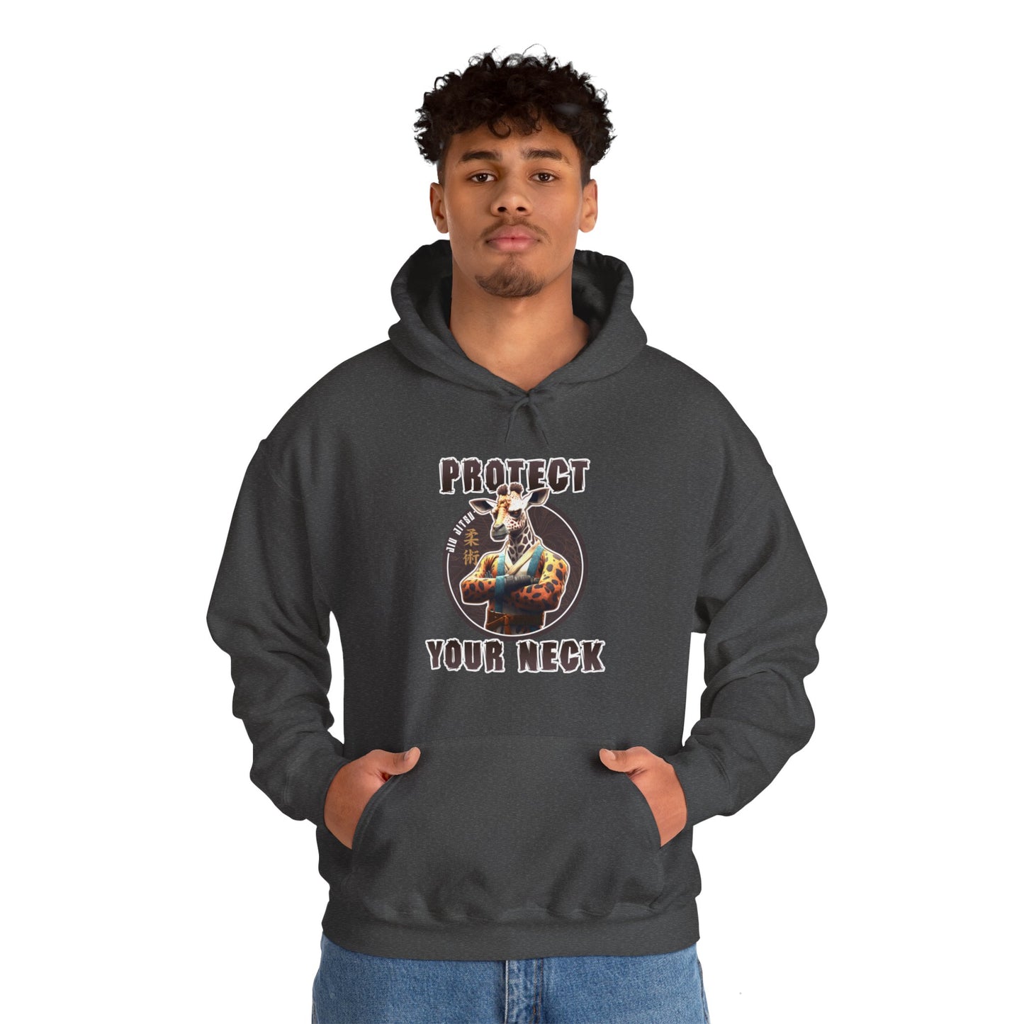 Protect Your Neck Unisex Heavy Blend™ Hooded Sweatshirt