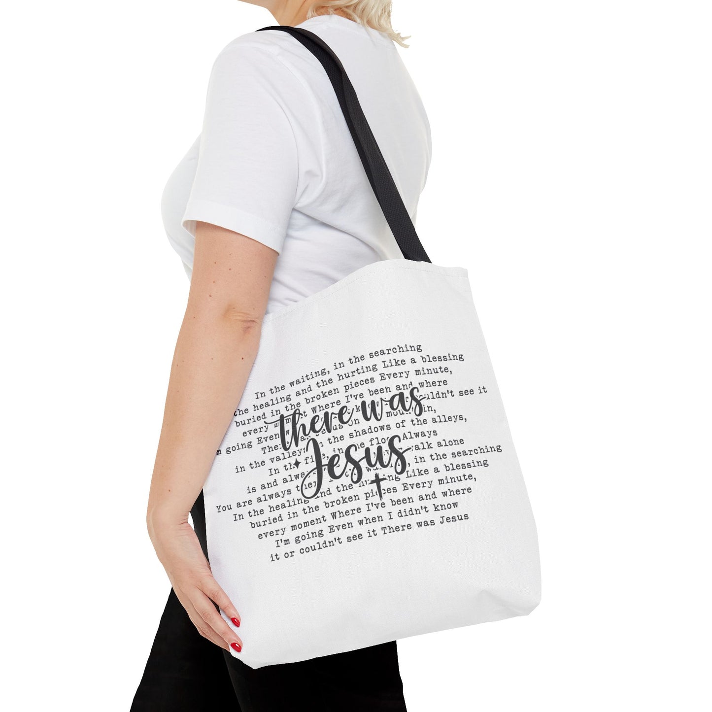 There was Jesus Tote Bag (AOP)