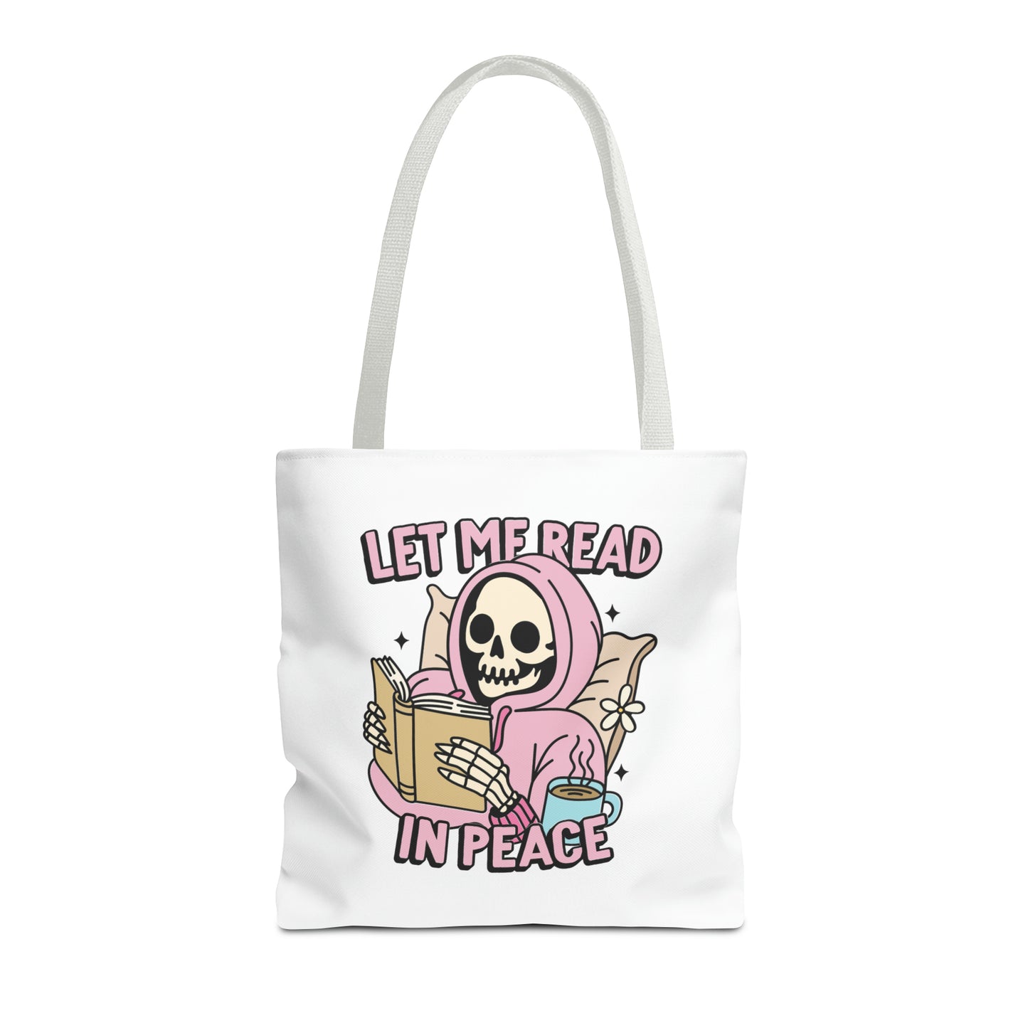 Let Me Read Tote Bag (AOP)