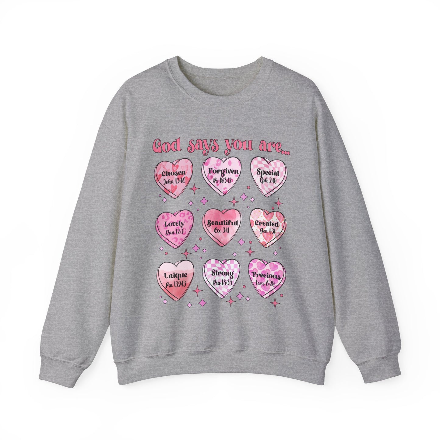 God Says Unisex Heavy Blend™ Crewneck Sweatshirt