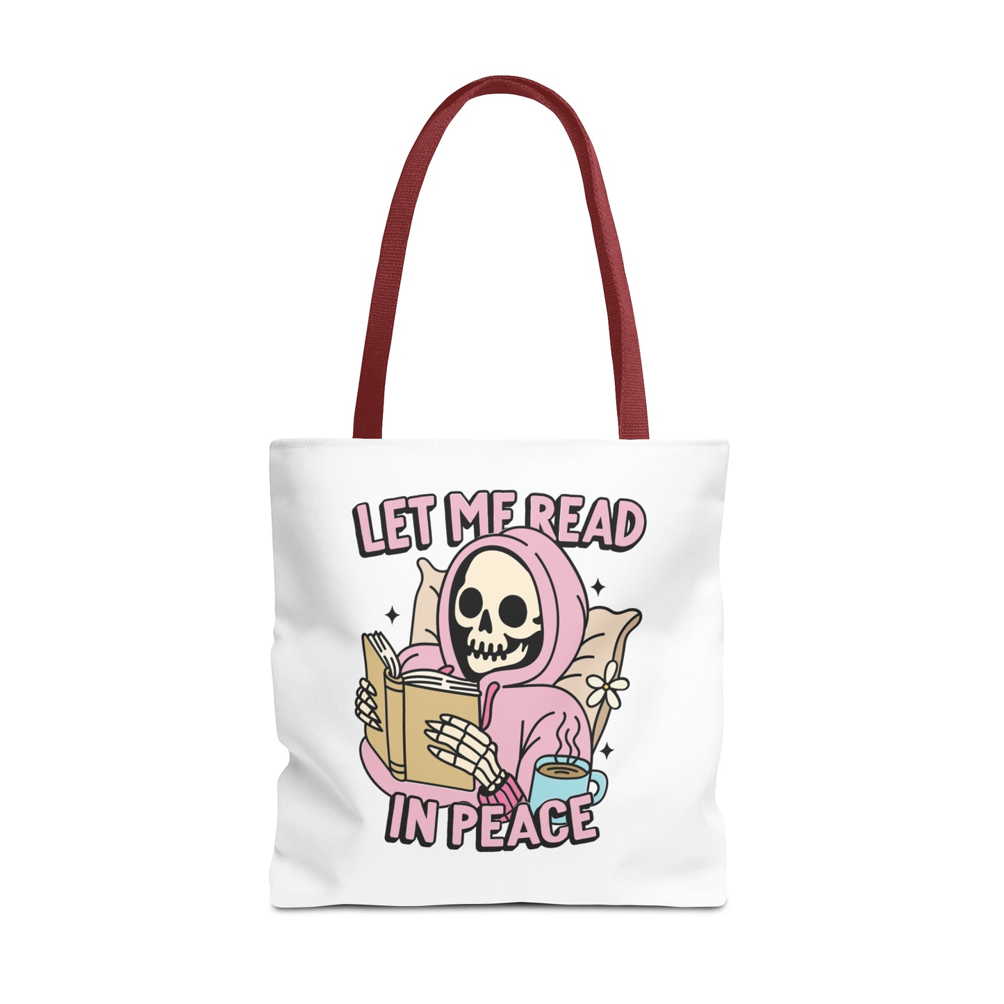 Let Me Read Tote Bag (AOP)