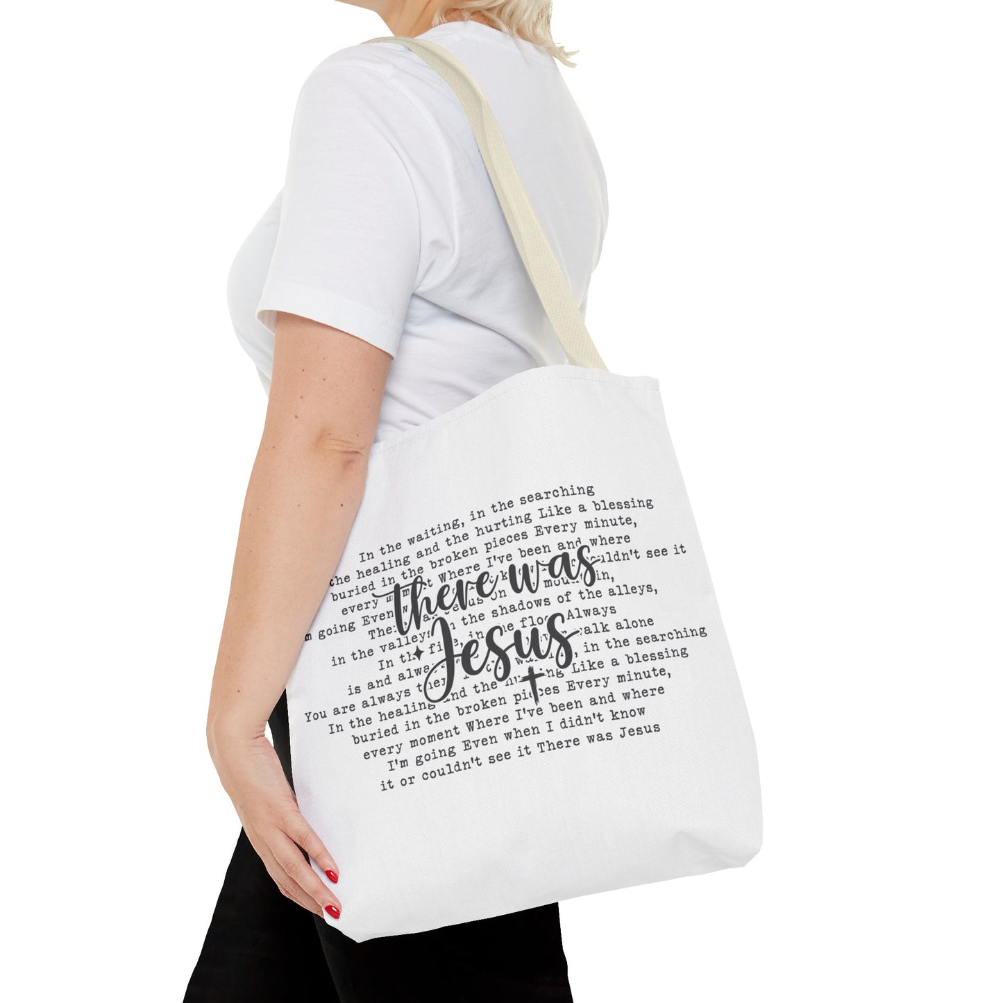 There was Jesus Tote Bag (AOP)