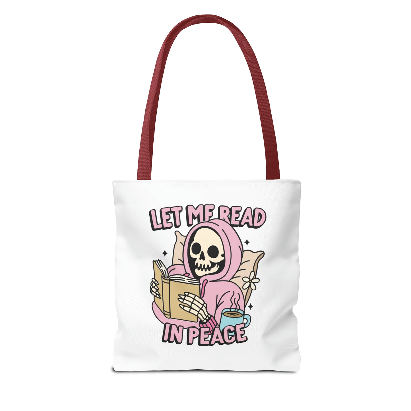 Let Me Read Tote Bag (AOP)
