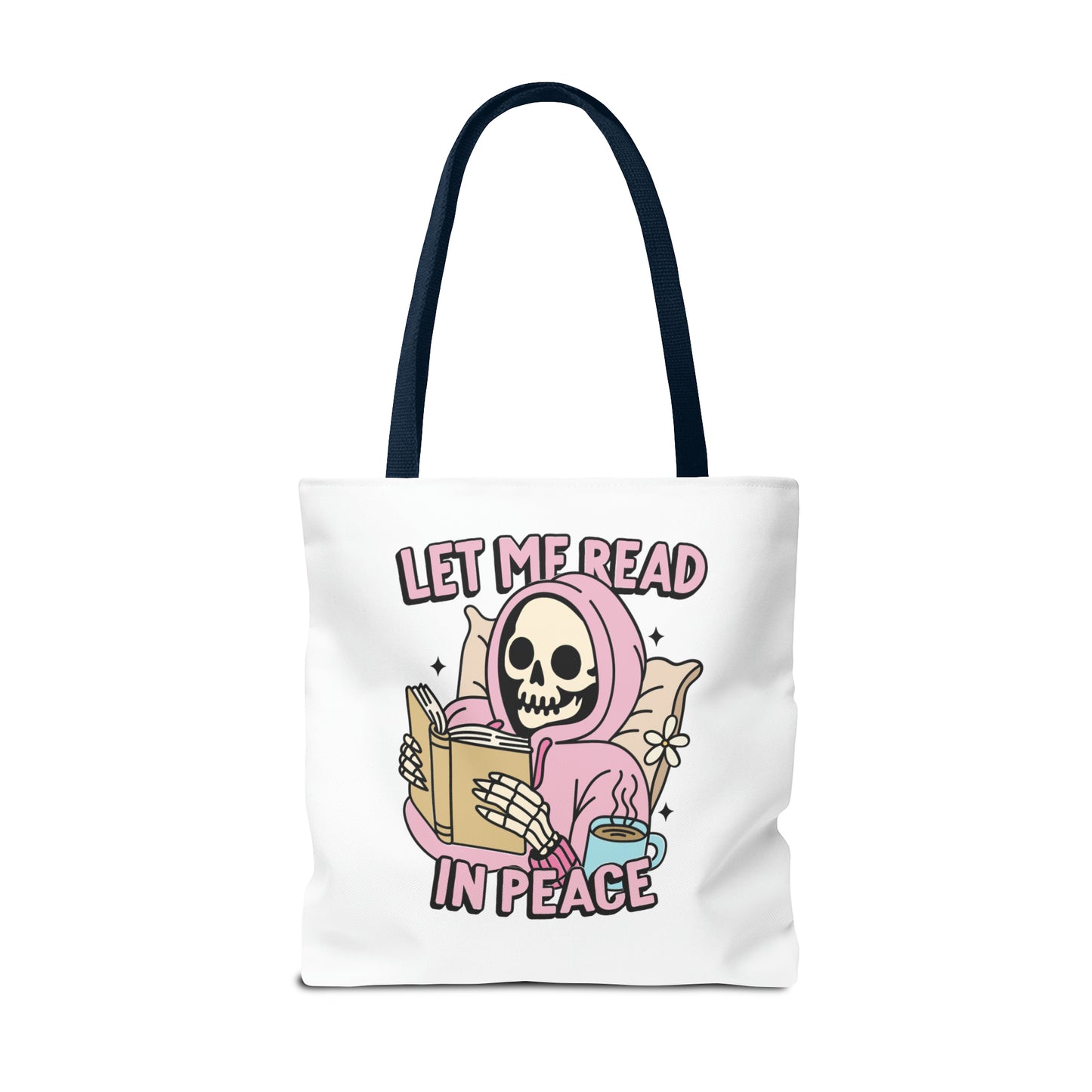 Let Me Read Tote Bag (AOP)