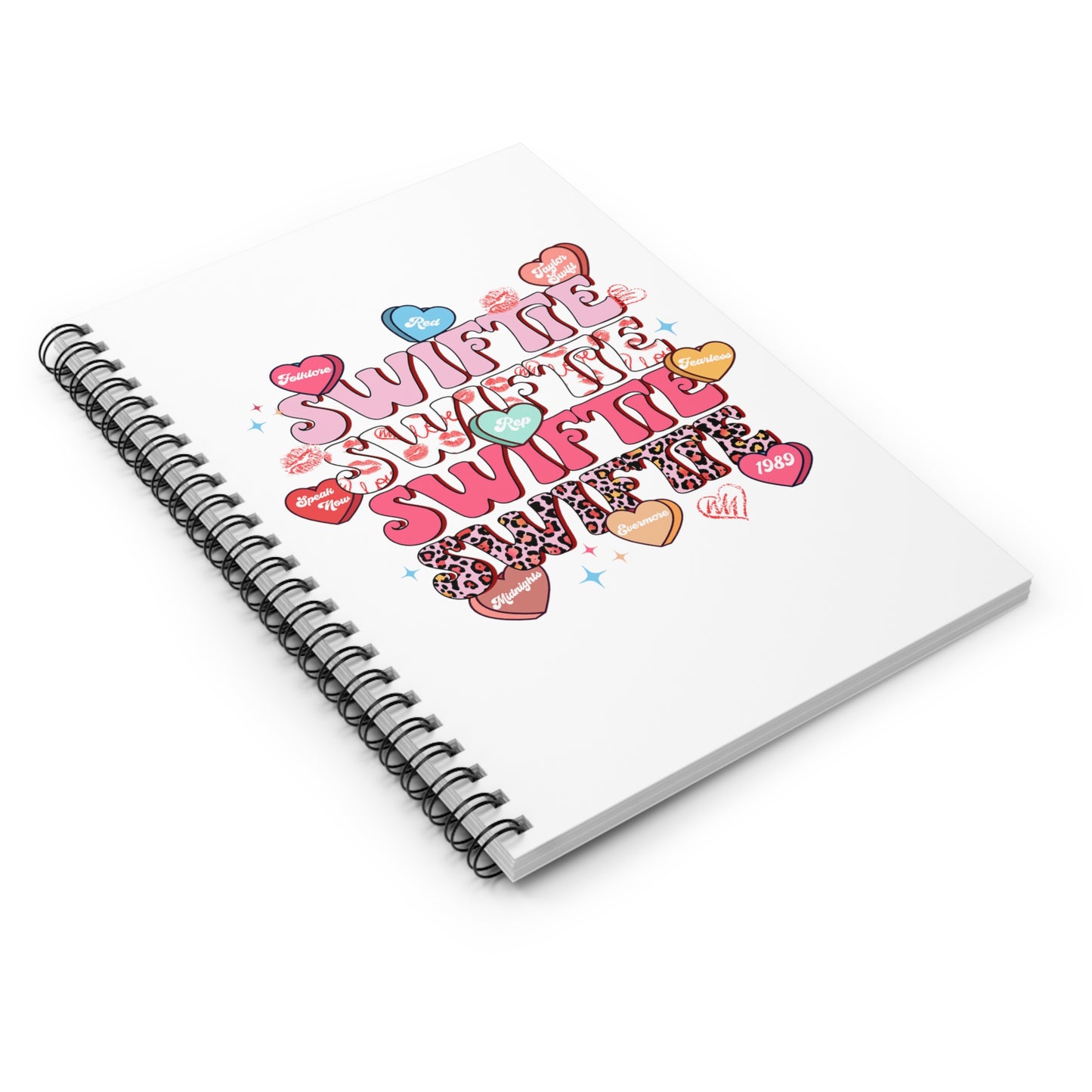 Swiftie Valentine Spiral Notebook - Ruled Line