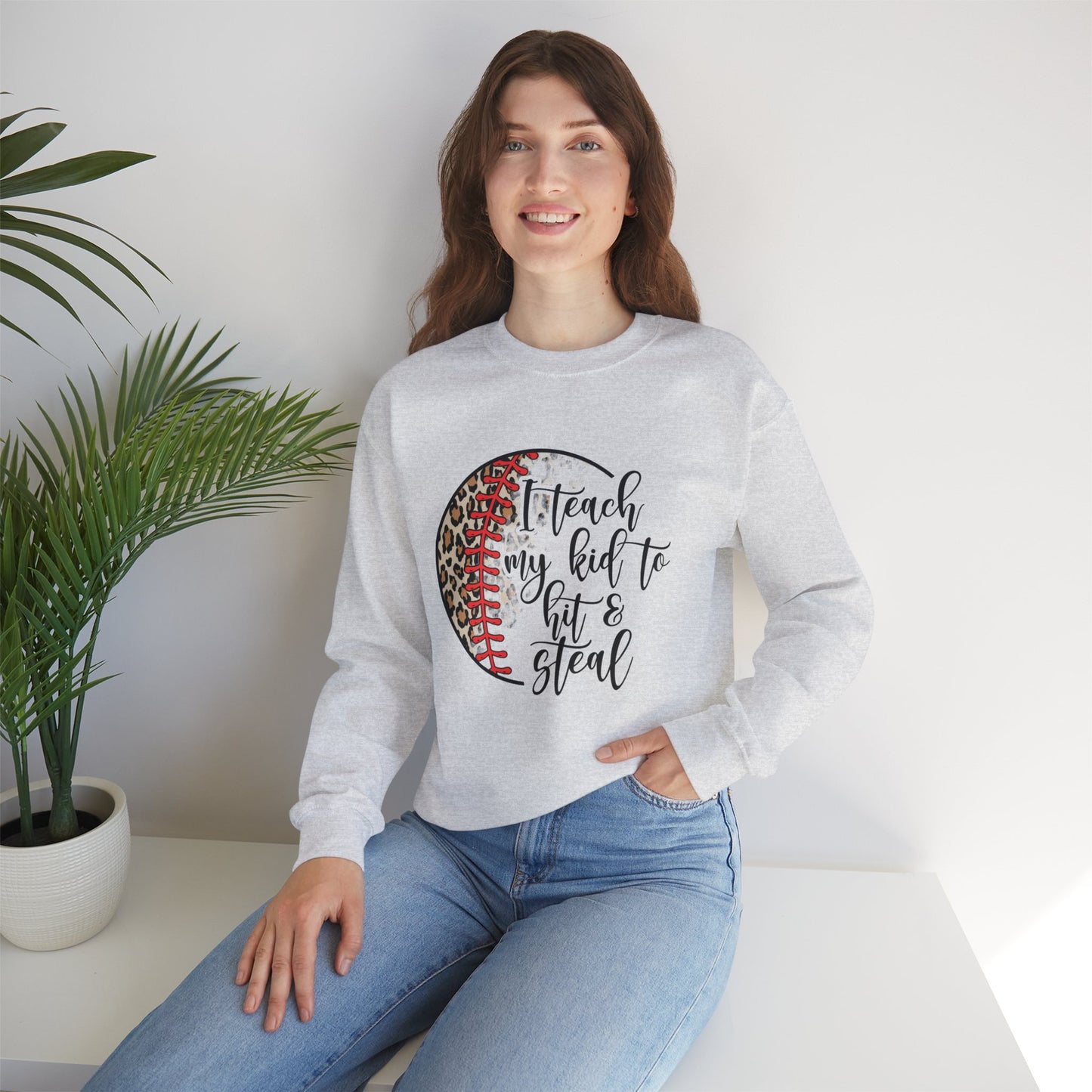 Hit and Steal Unisex Heavy Blend™ Crewneck Sweatshirt