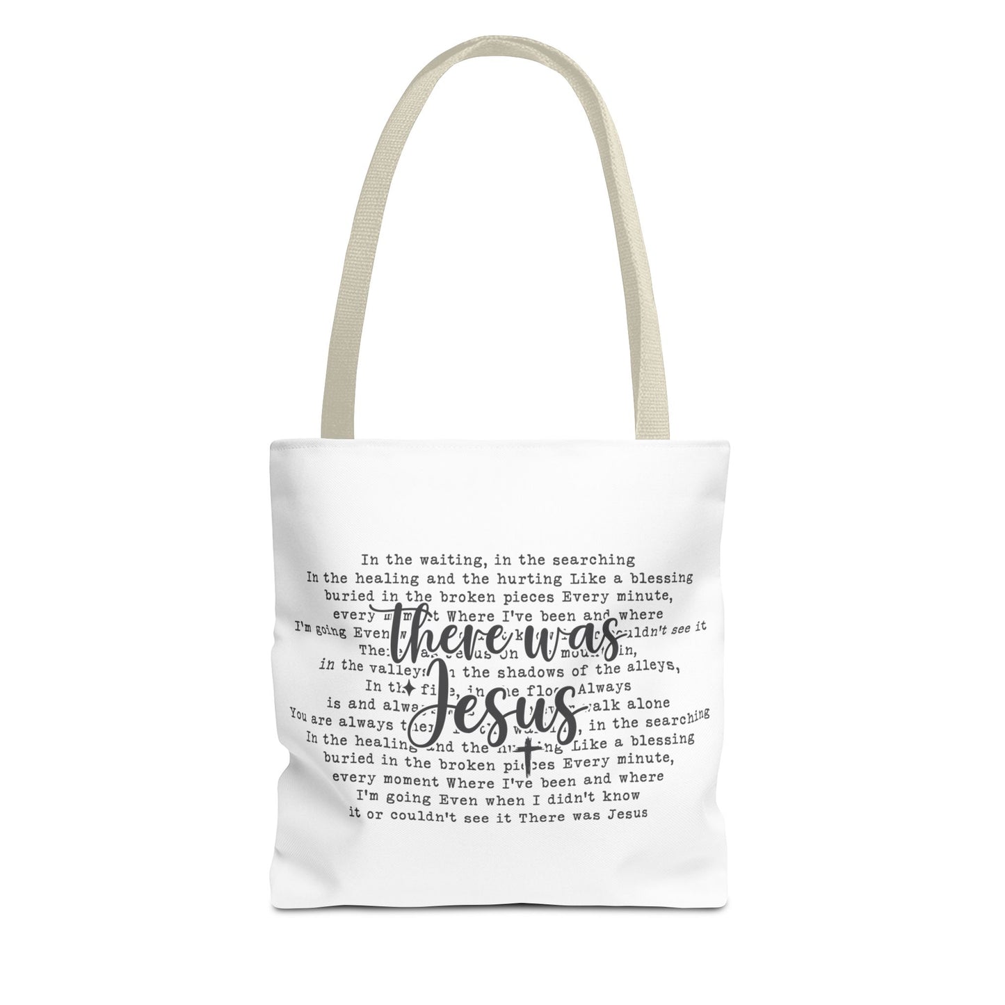 There was Jesus Tote Bag (AOP)