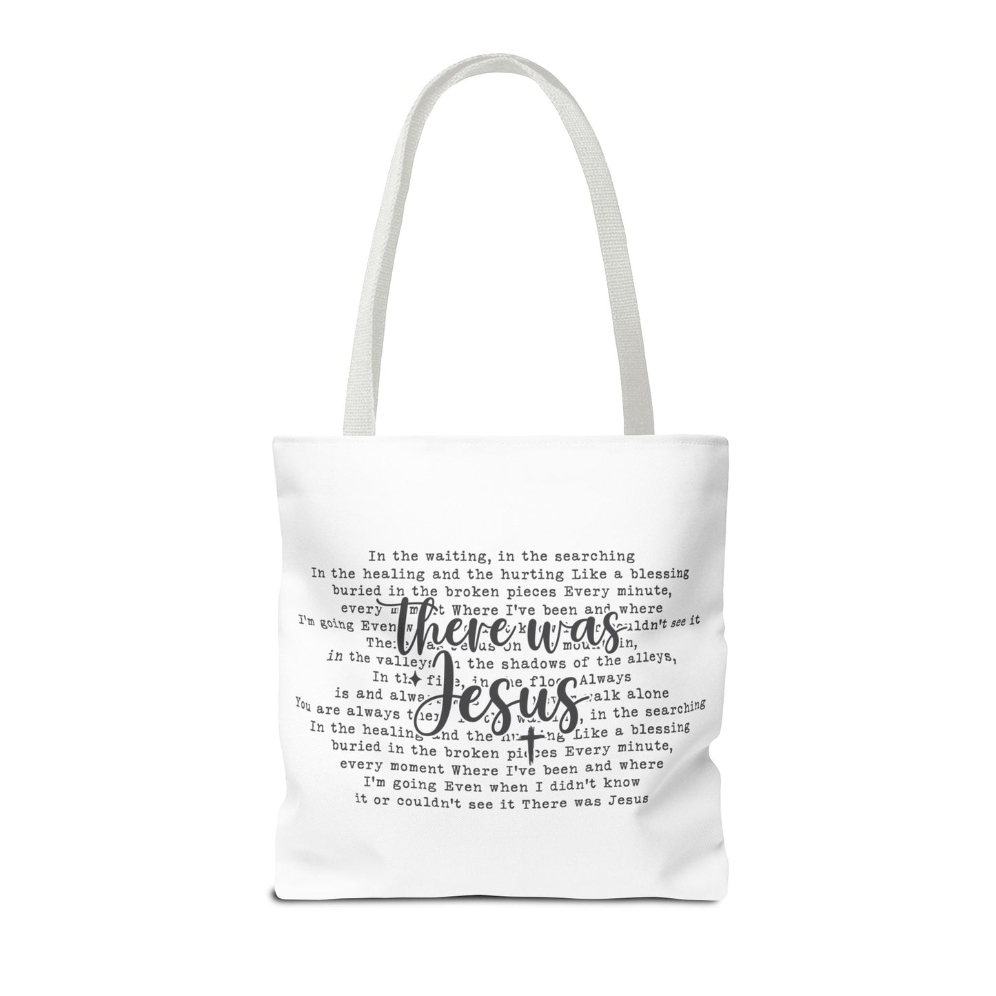 There was Jesus Tote Bag (AOP)