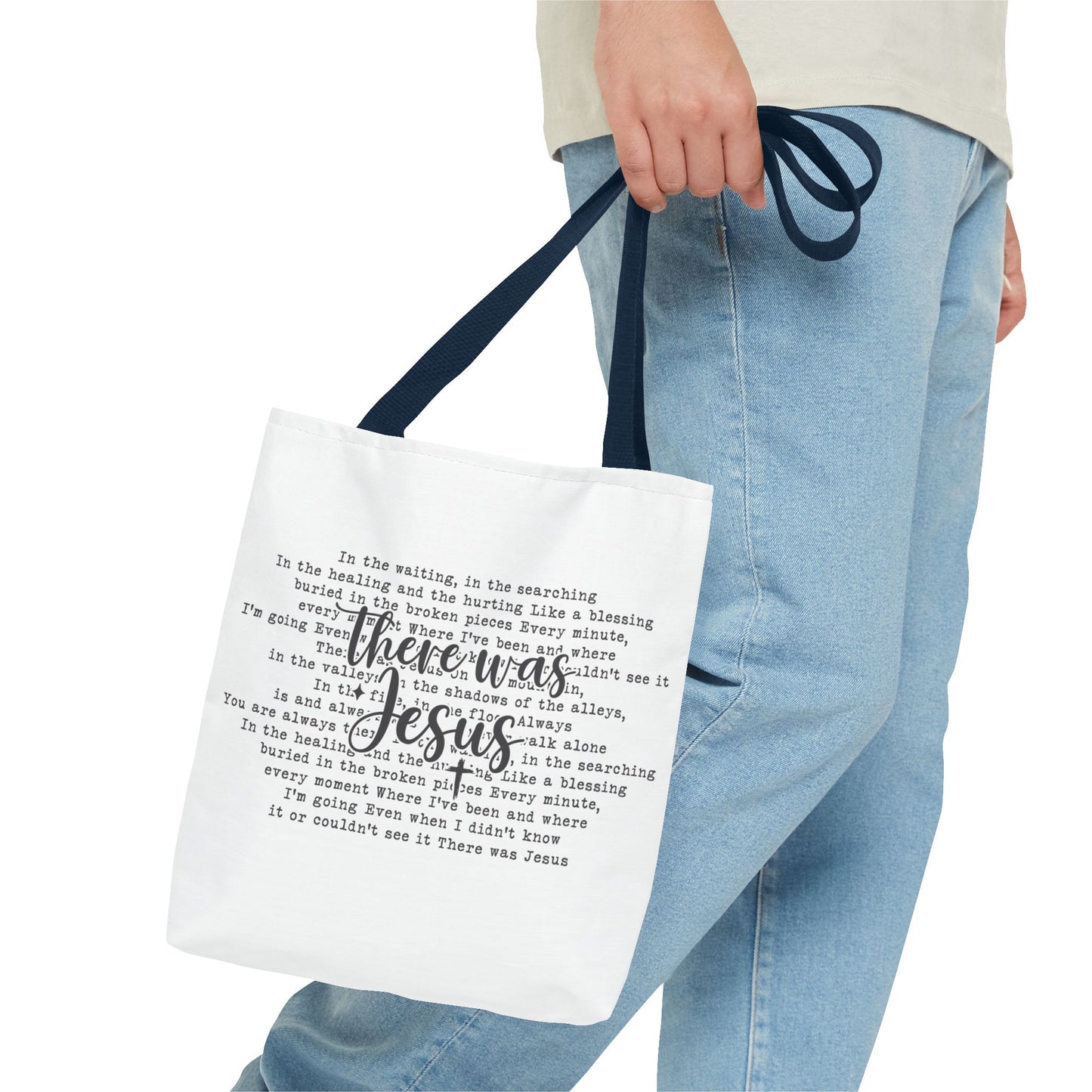 There was Jesus Tote Bag (AOP)