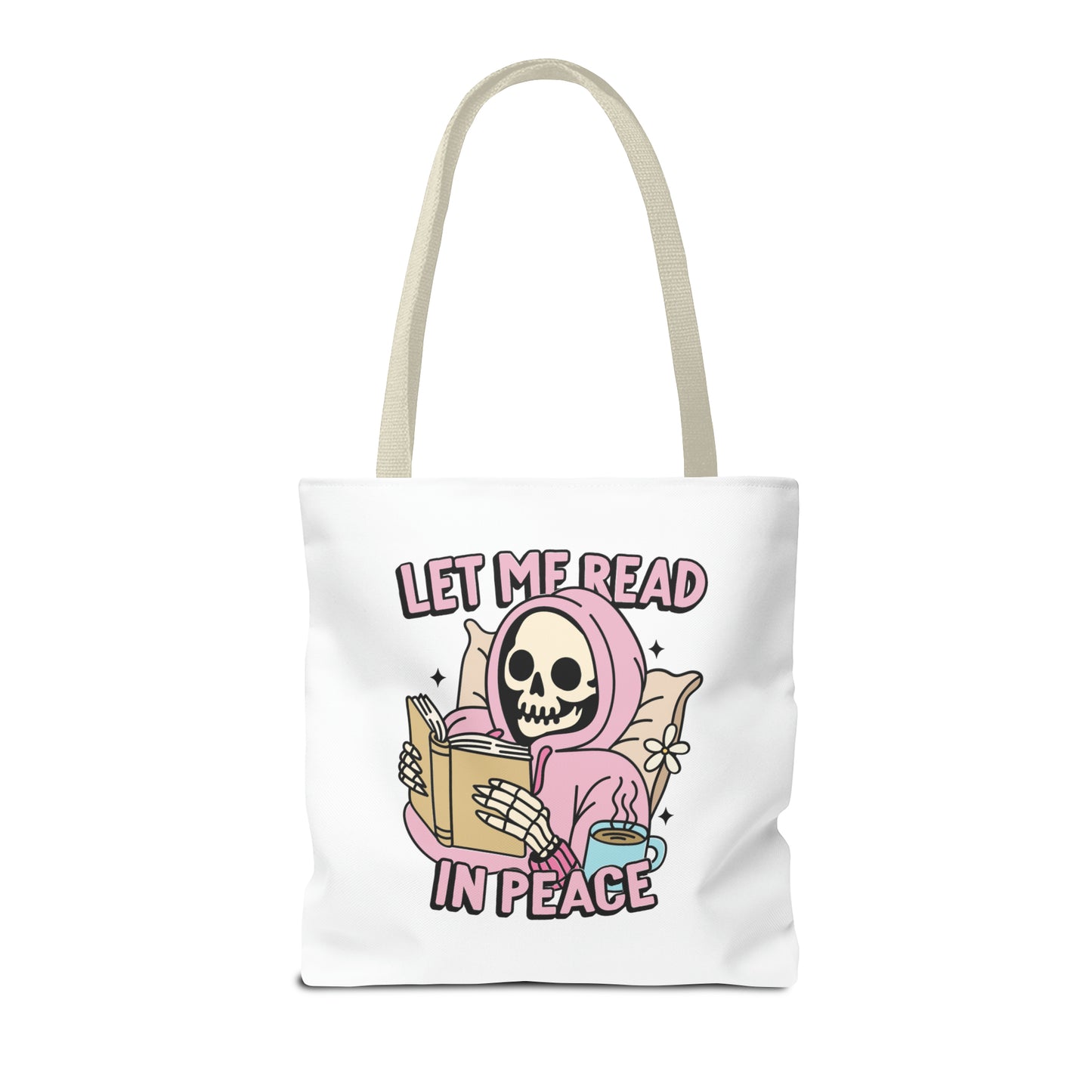 Let Me Read Tote Bag (AOP)