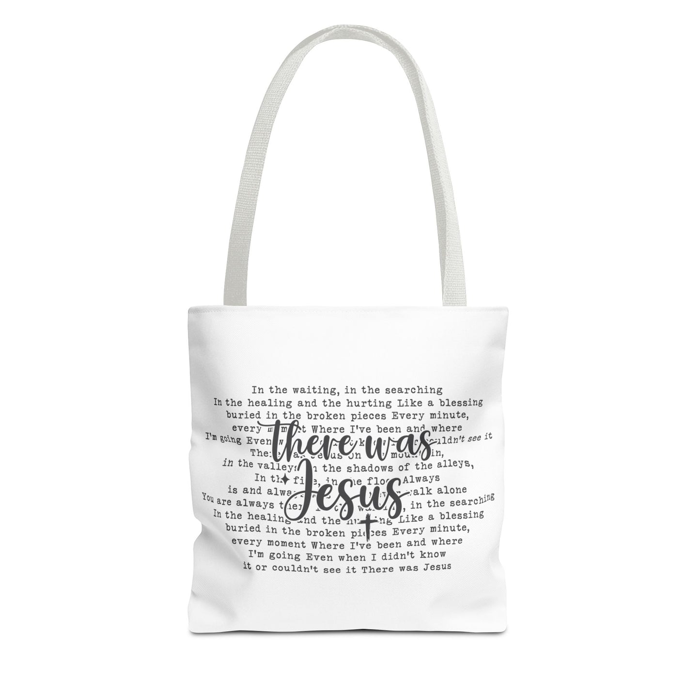 There was Jesus Tote Bag (AOP)