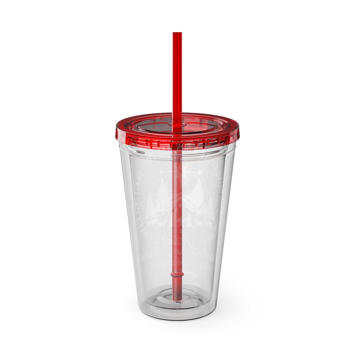 Matthew Sunsplash Tumbler with Straw, 16oz