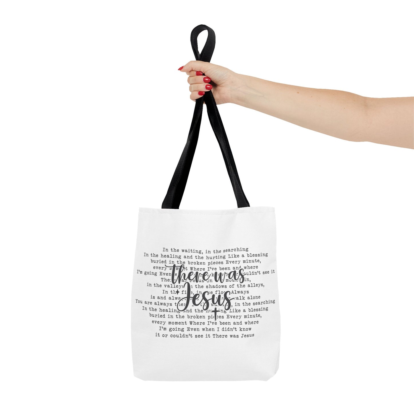 There was Jesus Tote Bag (AOP)