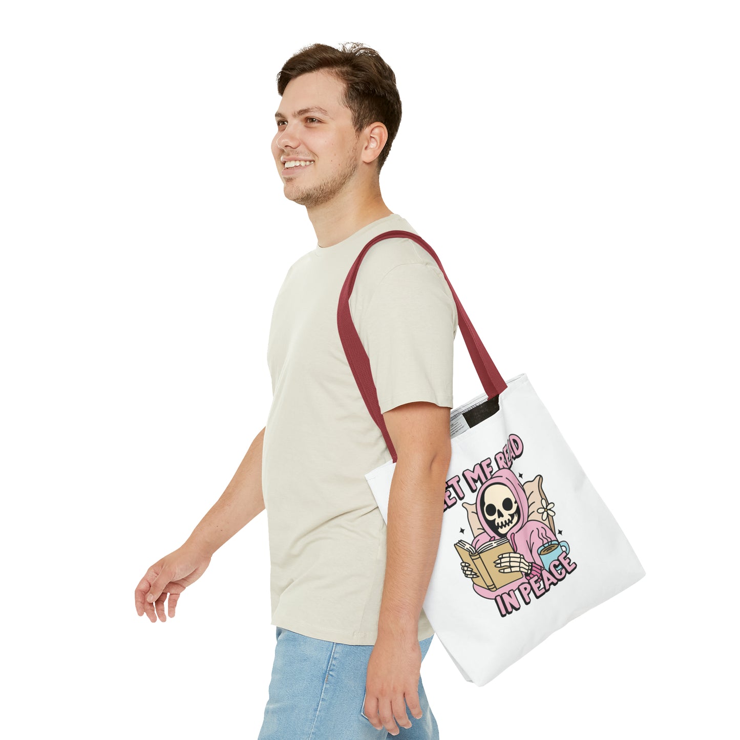 Let Me Read Tote Bag (AOP)