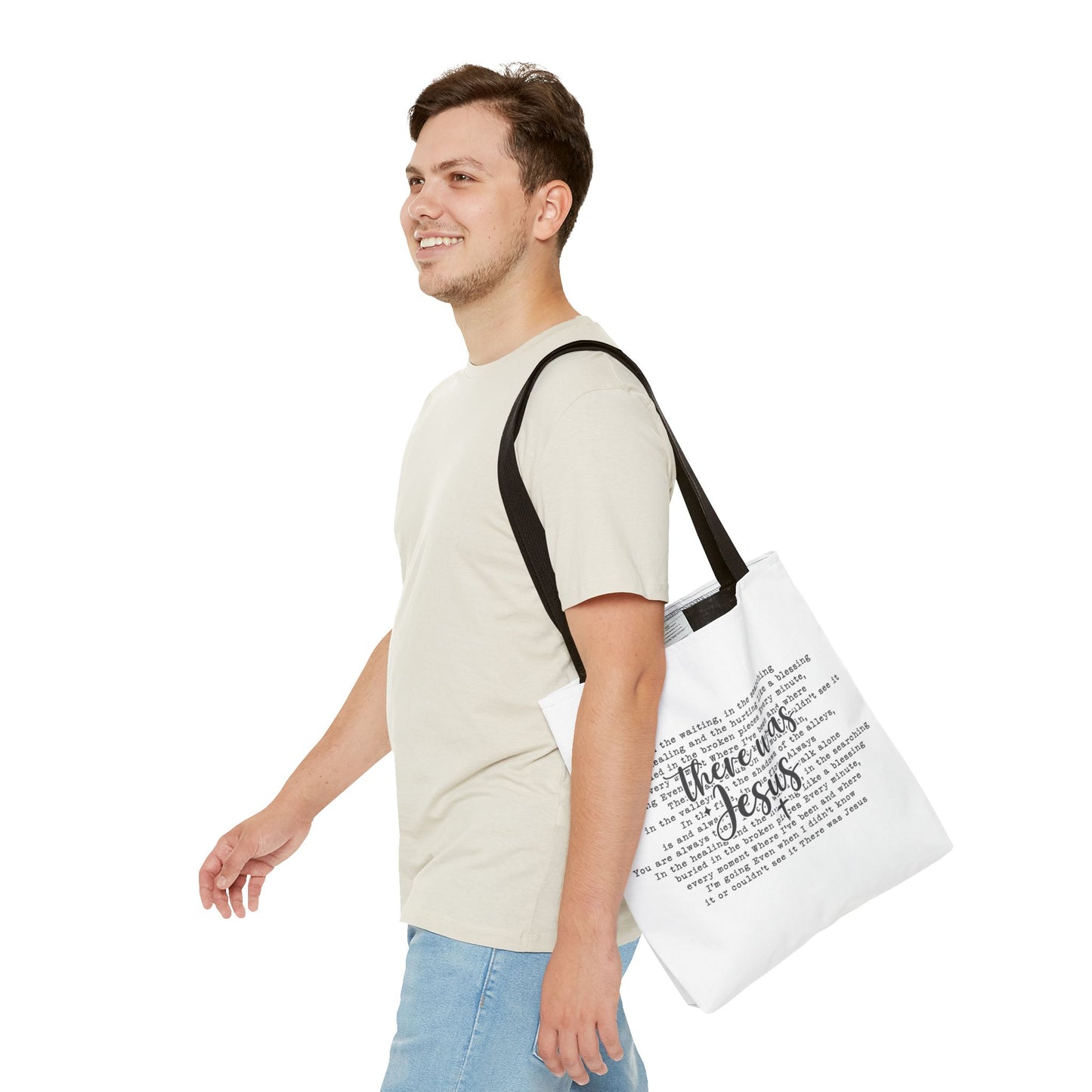 There was Jesus Tote Bag (AOP)
