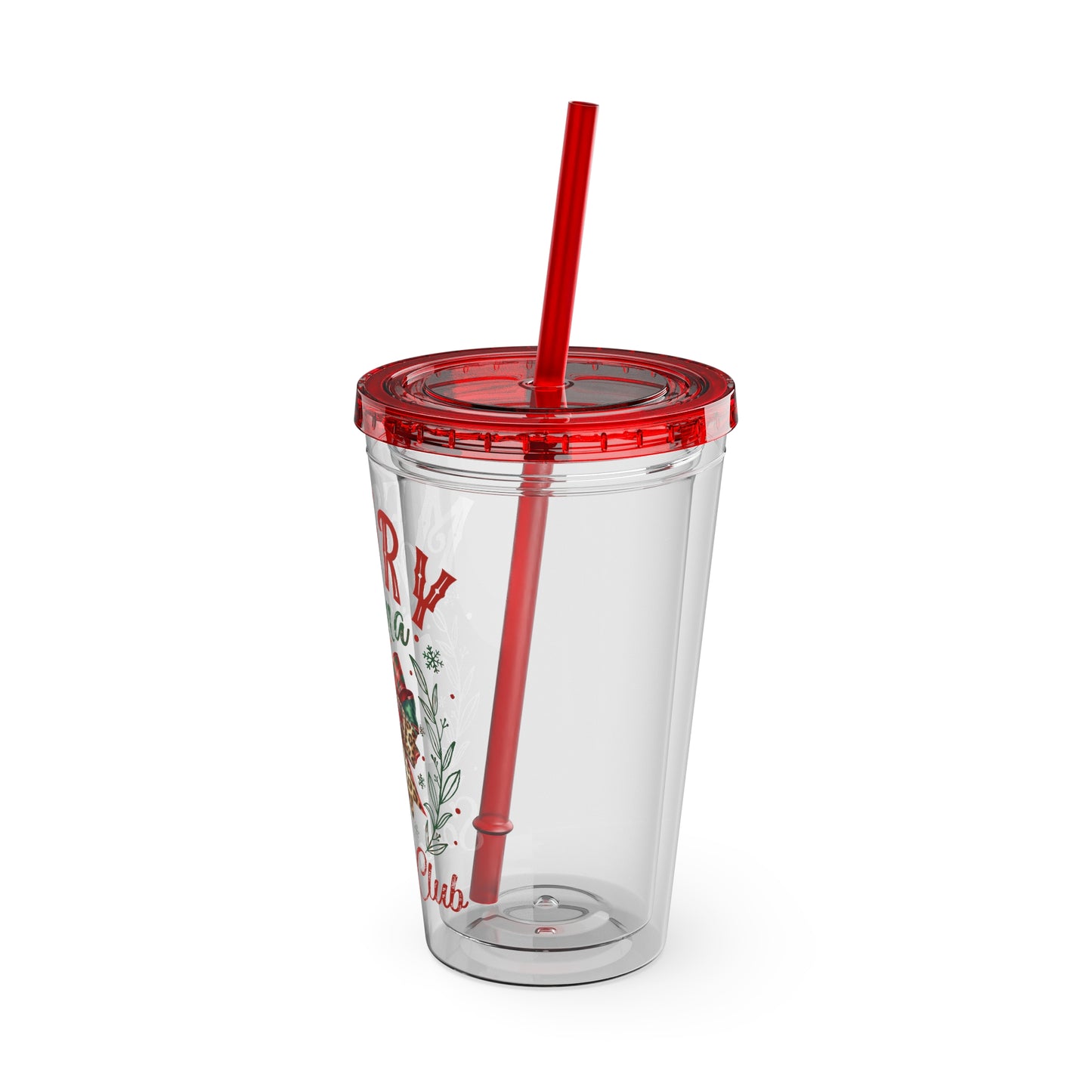 Merry Mama Sunsplash Tumbler with Straw, 16oz