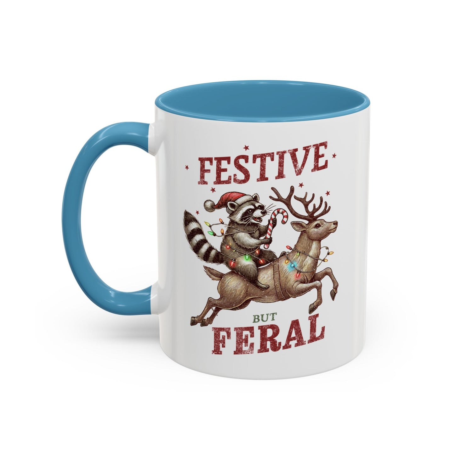 Festive but Feral Accent Coffee Mug (11, 15oz)